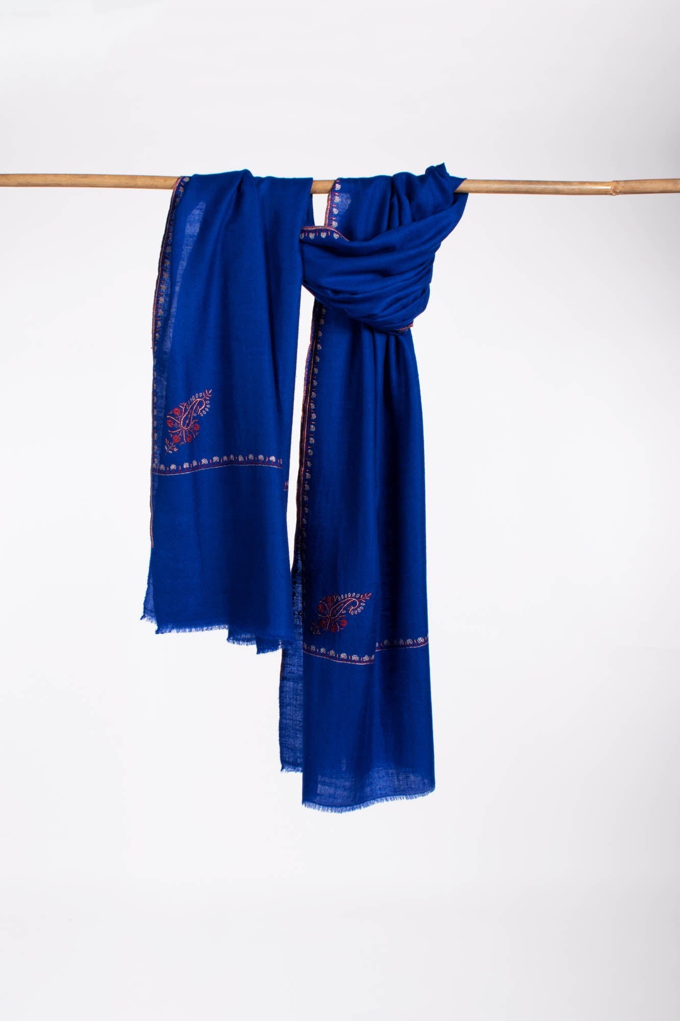 Sciarpa leggera in cashmere blu reale - HOPE