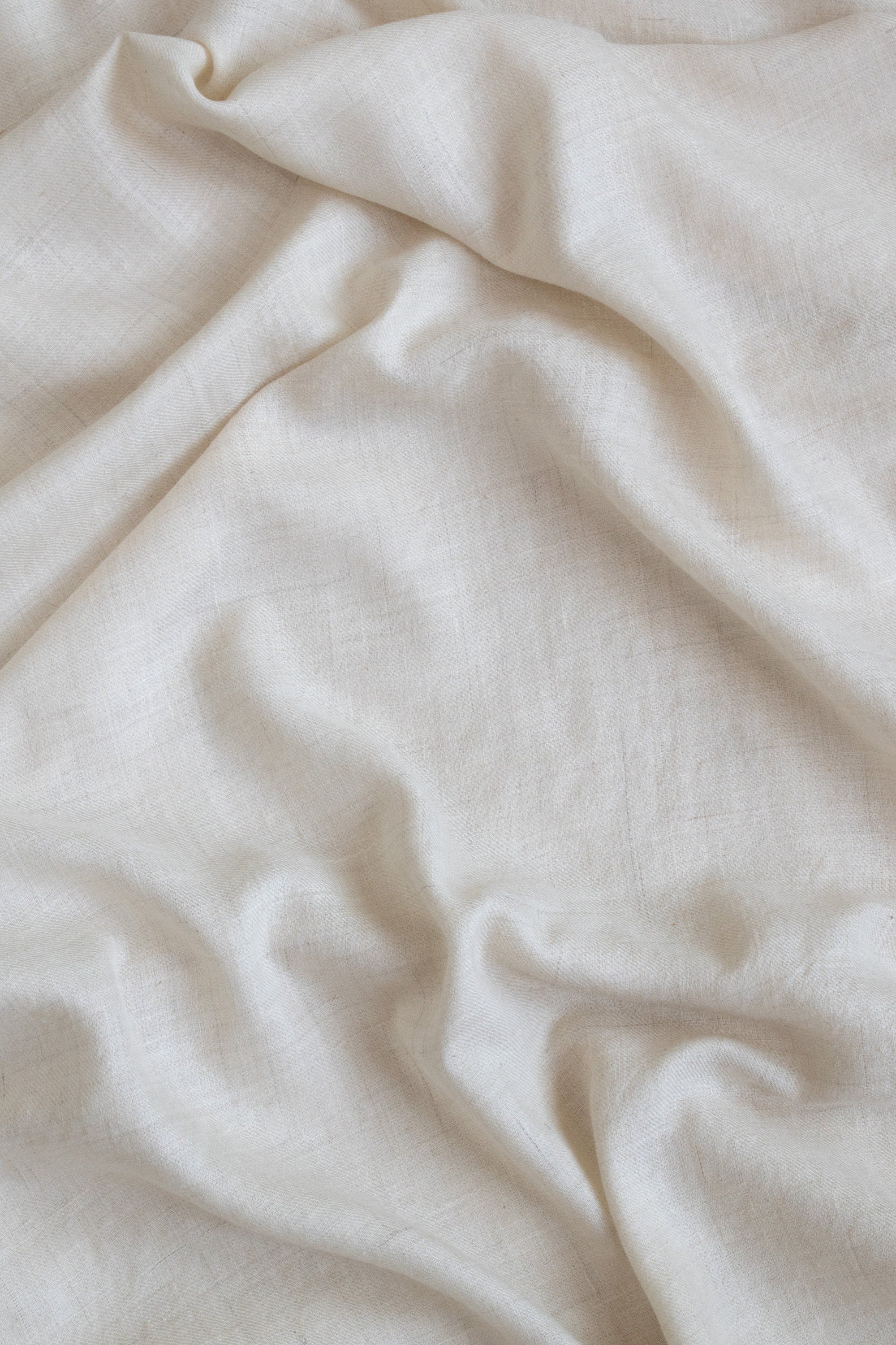 Handwoven Natural Off White Pashmina Fabric | Pure Cashmere Handloom Textile | Lightweight Soft Material | Luxury Fabric Sewing & Crafting Shahkaar