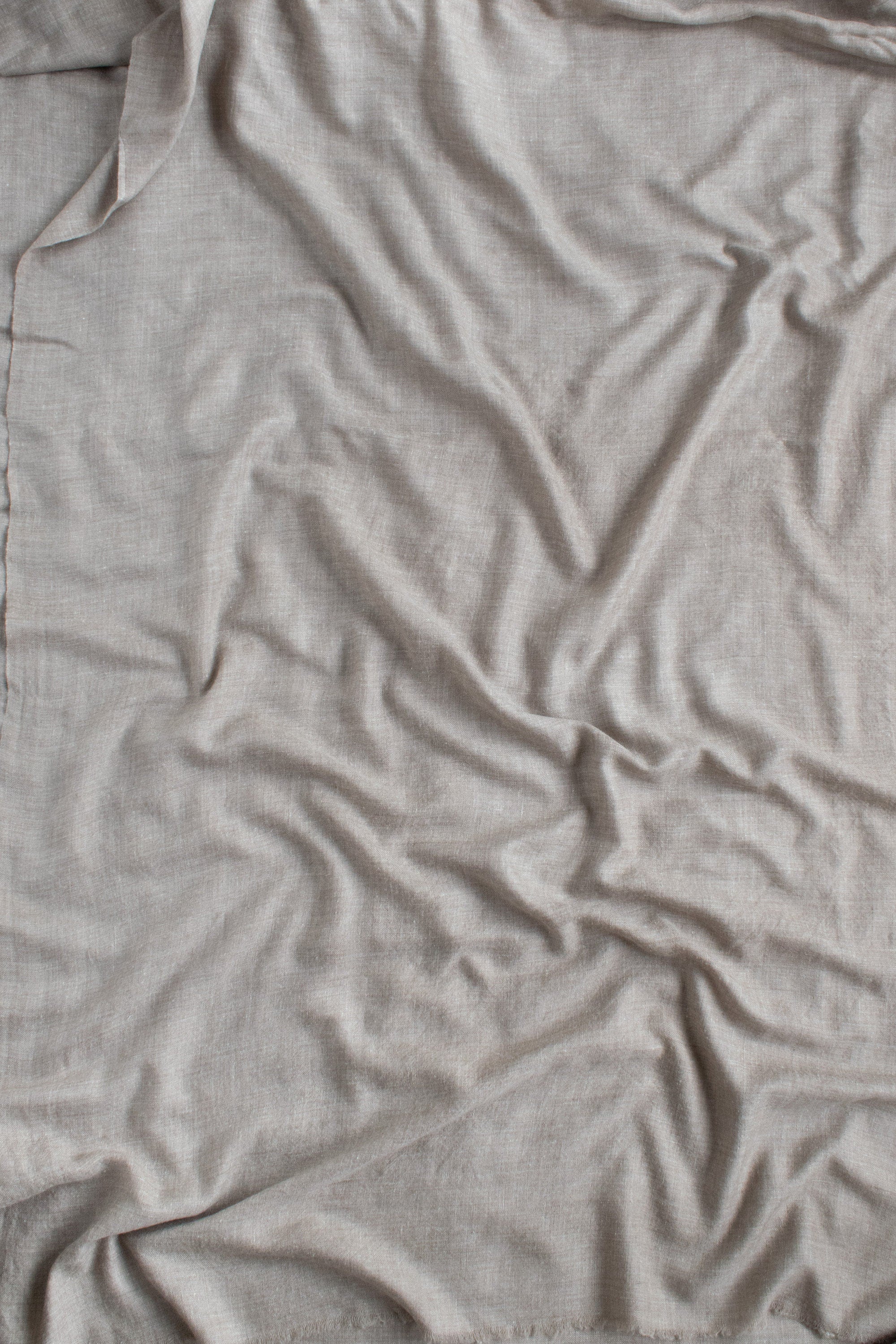 Natural Zati Handwoven Cashmere Fabric | Pure Pashmina by the Yard | Handloom Pashmina | Sustainable Sewing Fabric | DIY Shawl Material Shahkaar