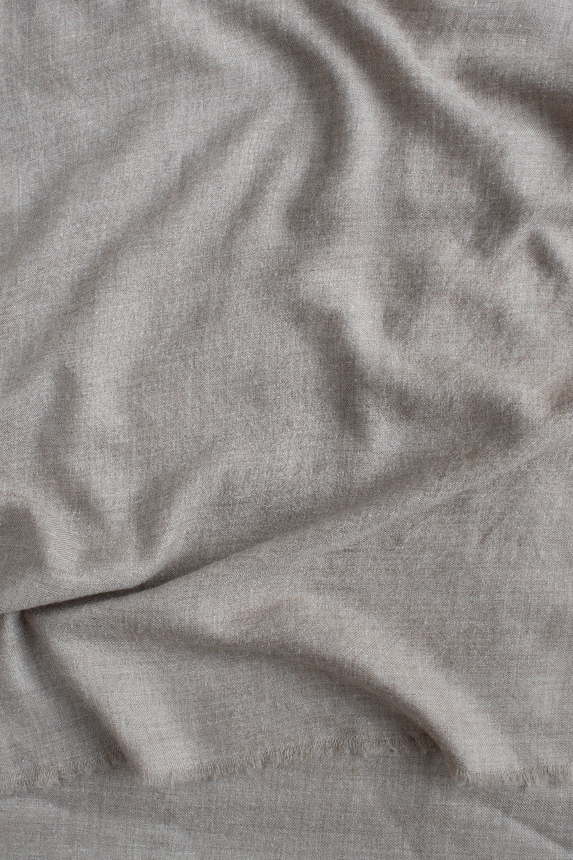 Natural Zati Handwoven Cashmere Fabric | Pure Pashmina by the Yard | Handloom Pashmina | Sustainable Sewing Fabric | DIY Shawl Material Shahkaar