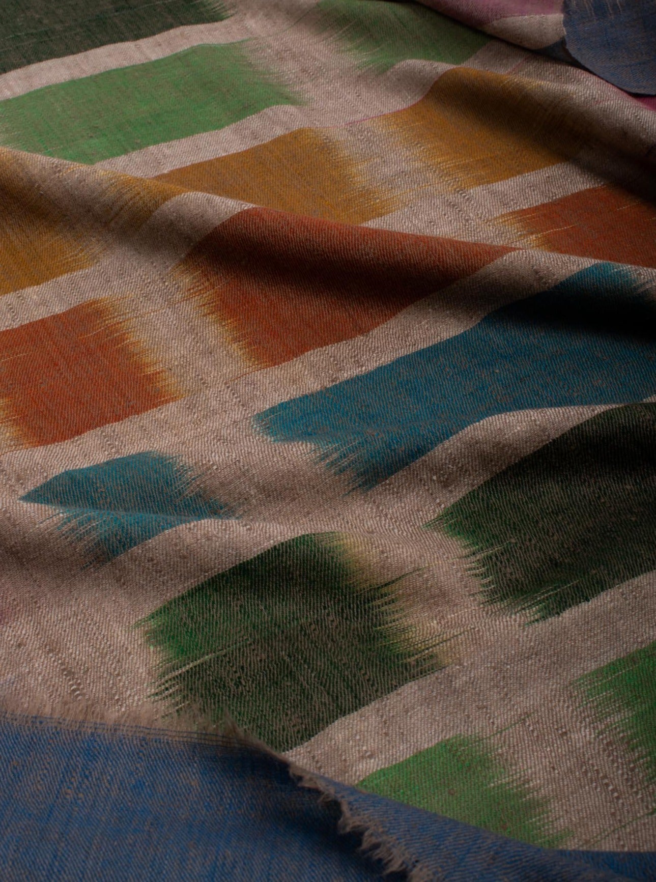 12 colori Fine artistico Ikat Pashmina - Cuttack