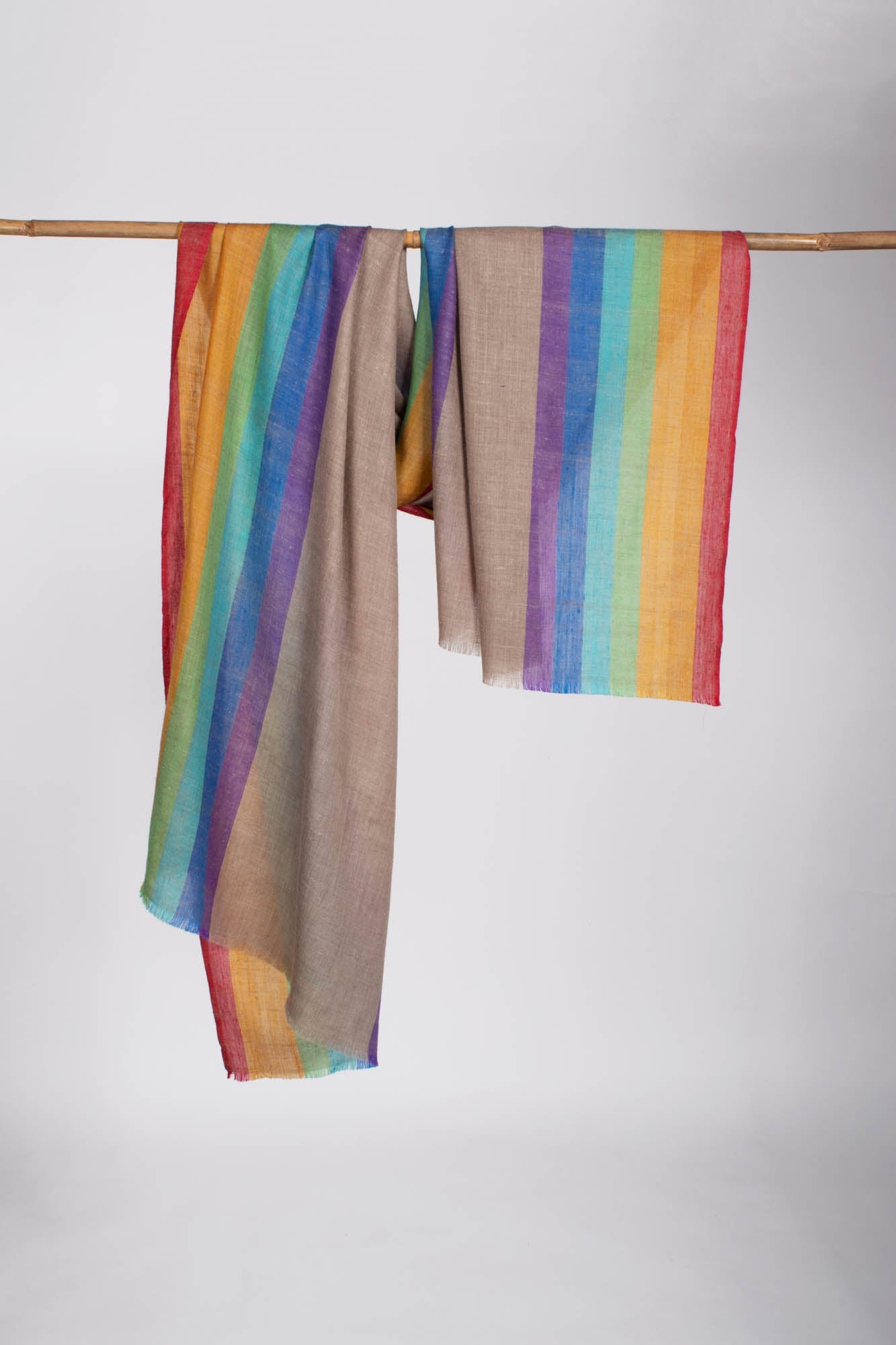 Rainbow Pashmina Scarf - SKYLINE Shahkaar