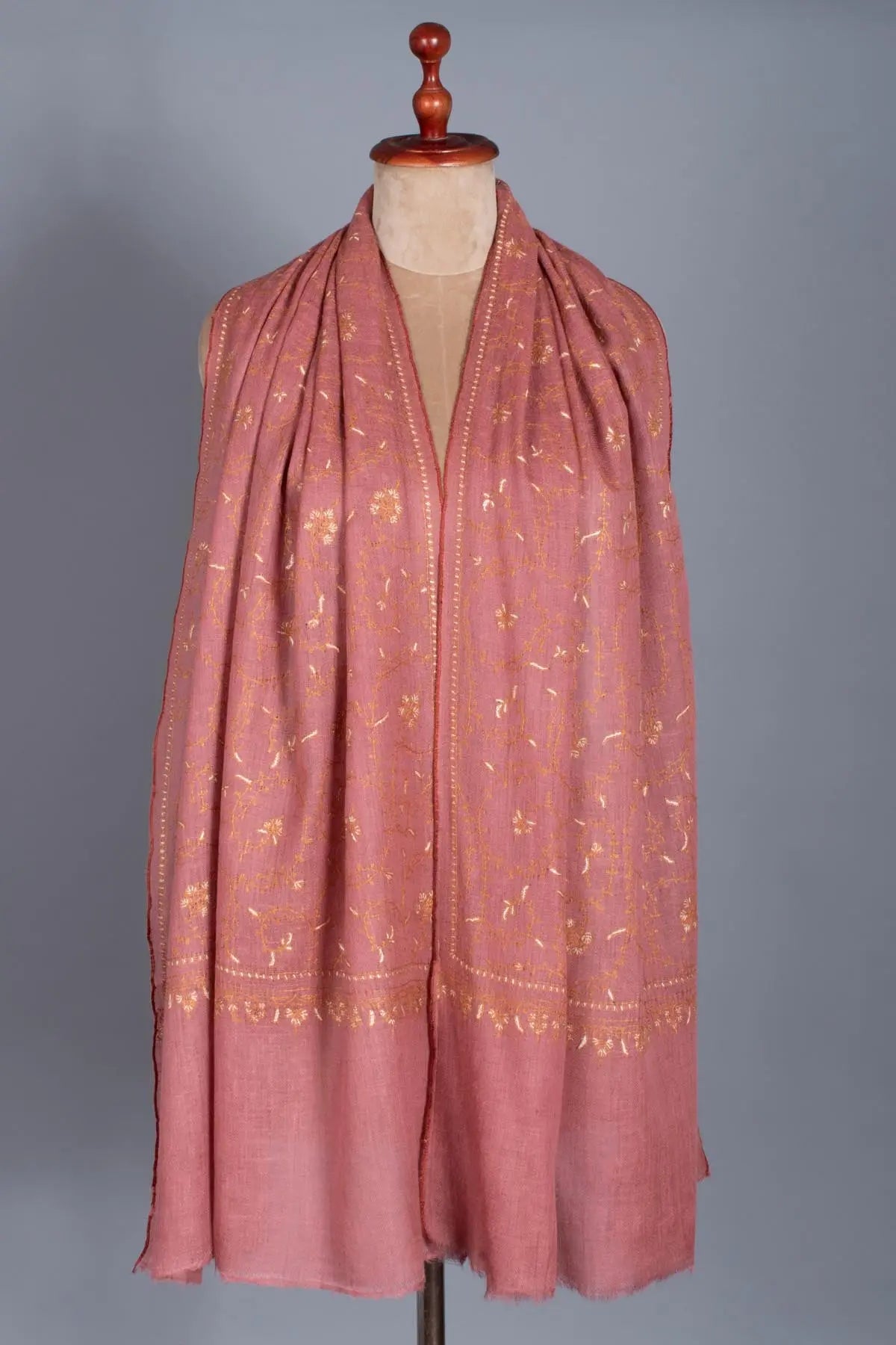 Baby Soft Handwoven Cashmere Kashmiri Scarf – A Whisper of Pure Luxury Shahkaar