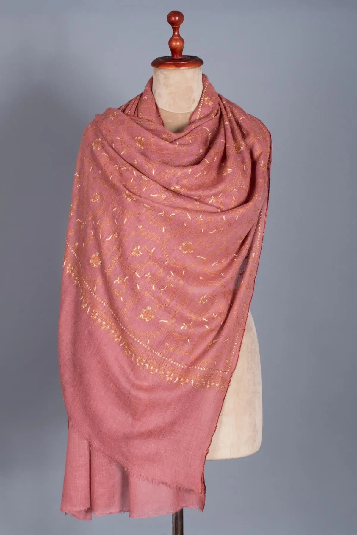 Baby Soft Handwoven Cashmere Kashmiri Scarf – A Whisper of Pure Luxury Shahkaar