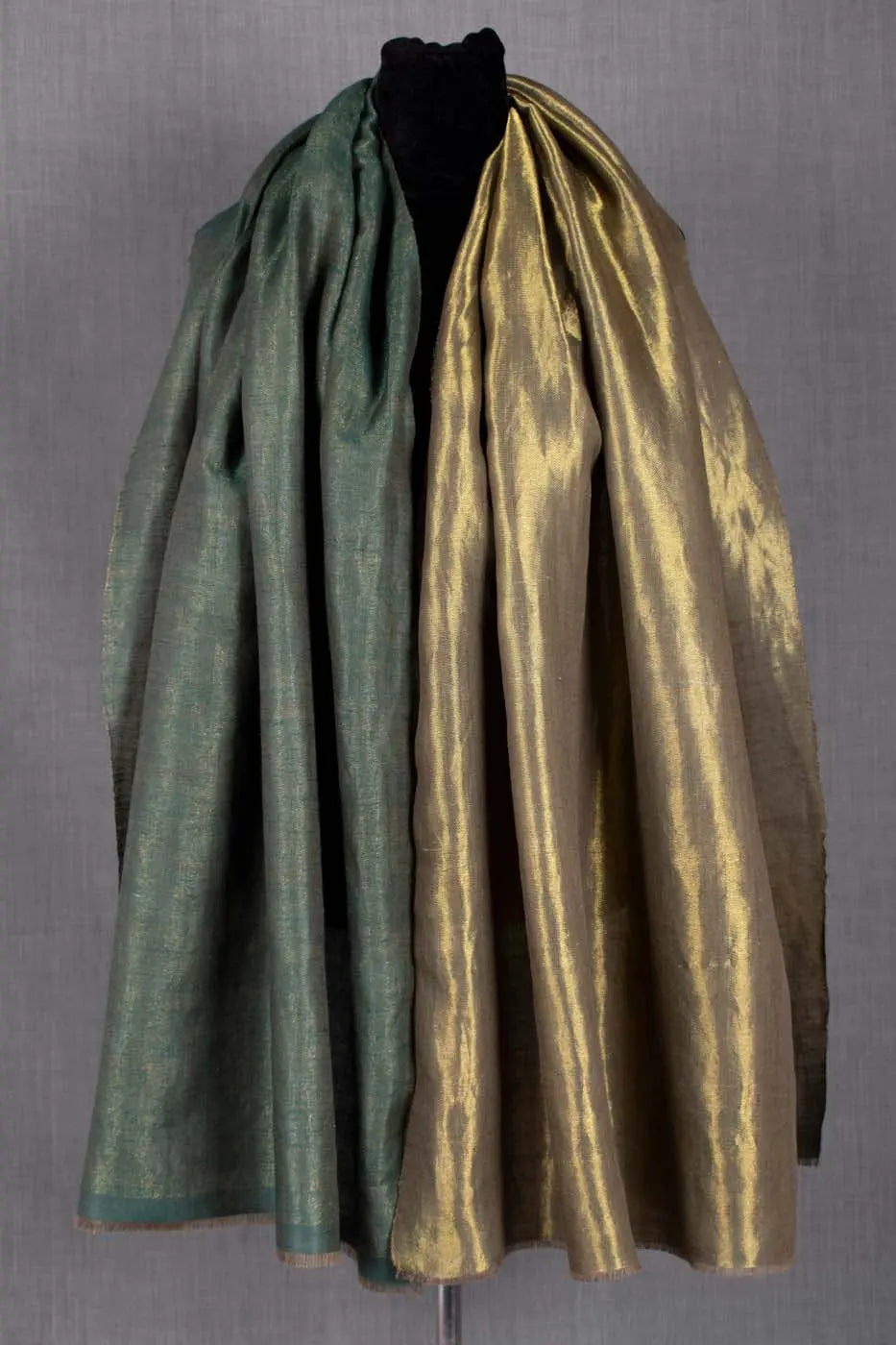 Green ZARI SAGA - 40x80" Shahkaar