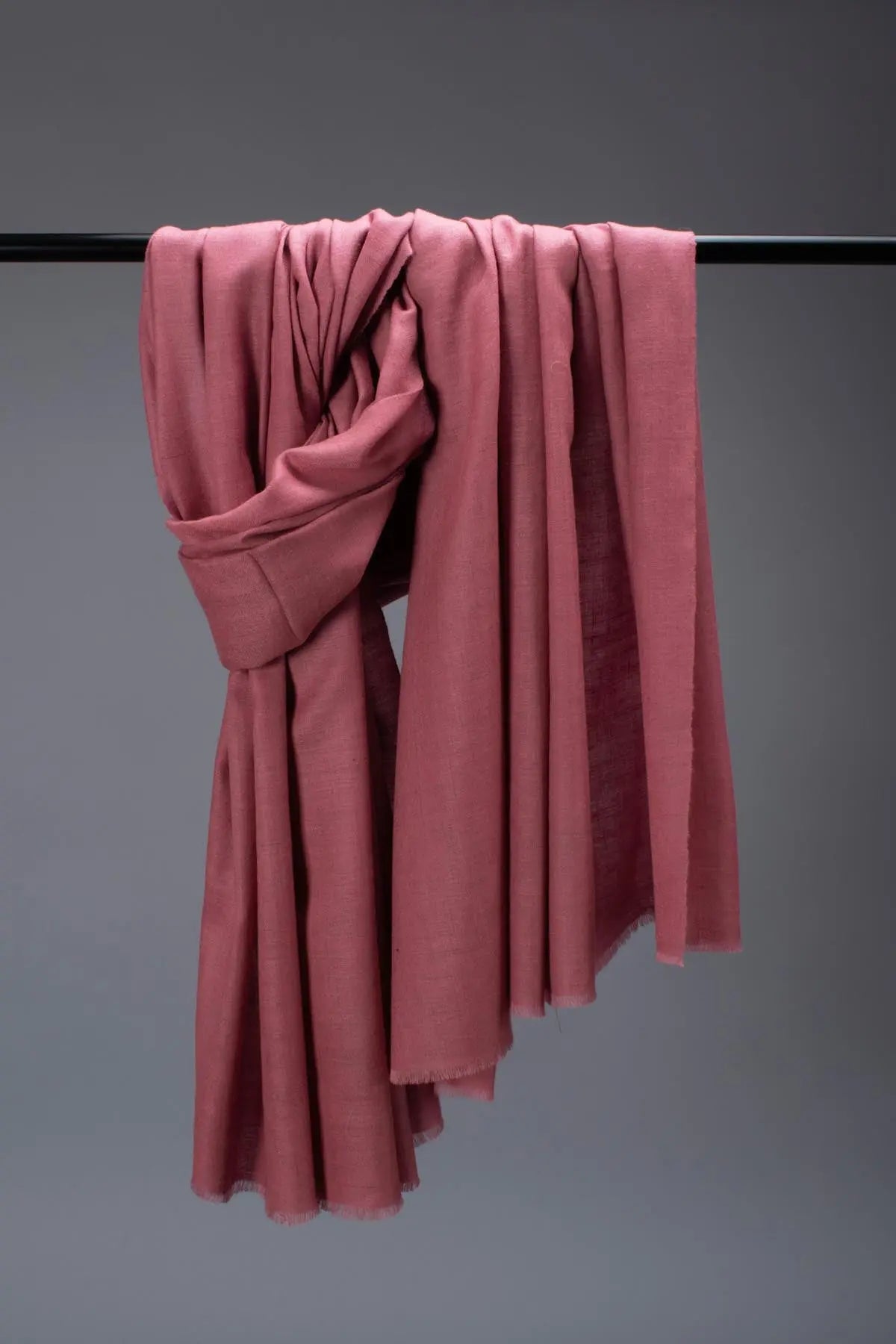 Dusty Pink Handspun Pashmina Shahkaar