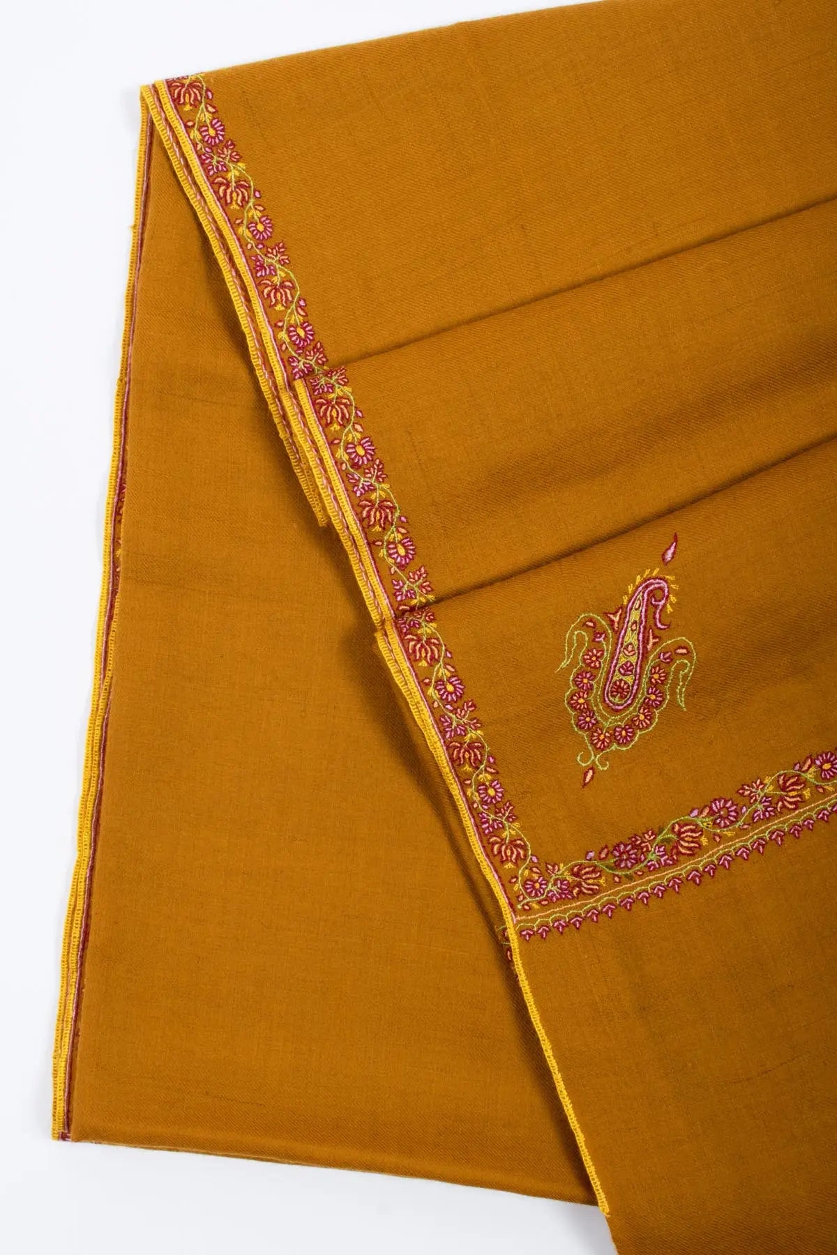 Mustard Pashmina Shawl - MARSEILLE Shahkaar