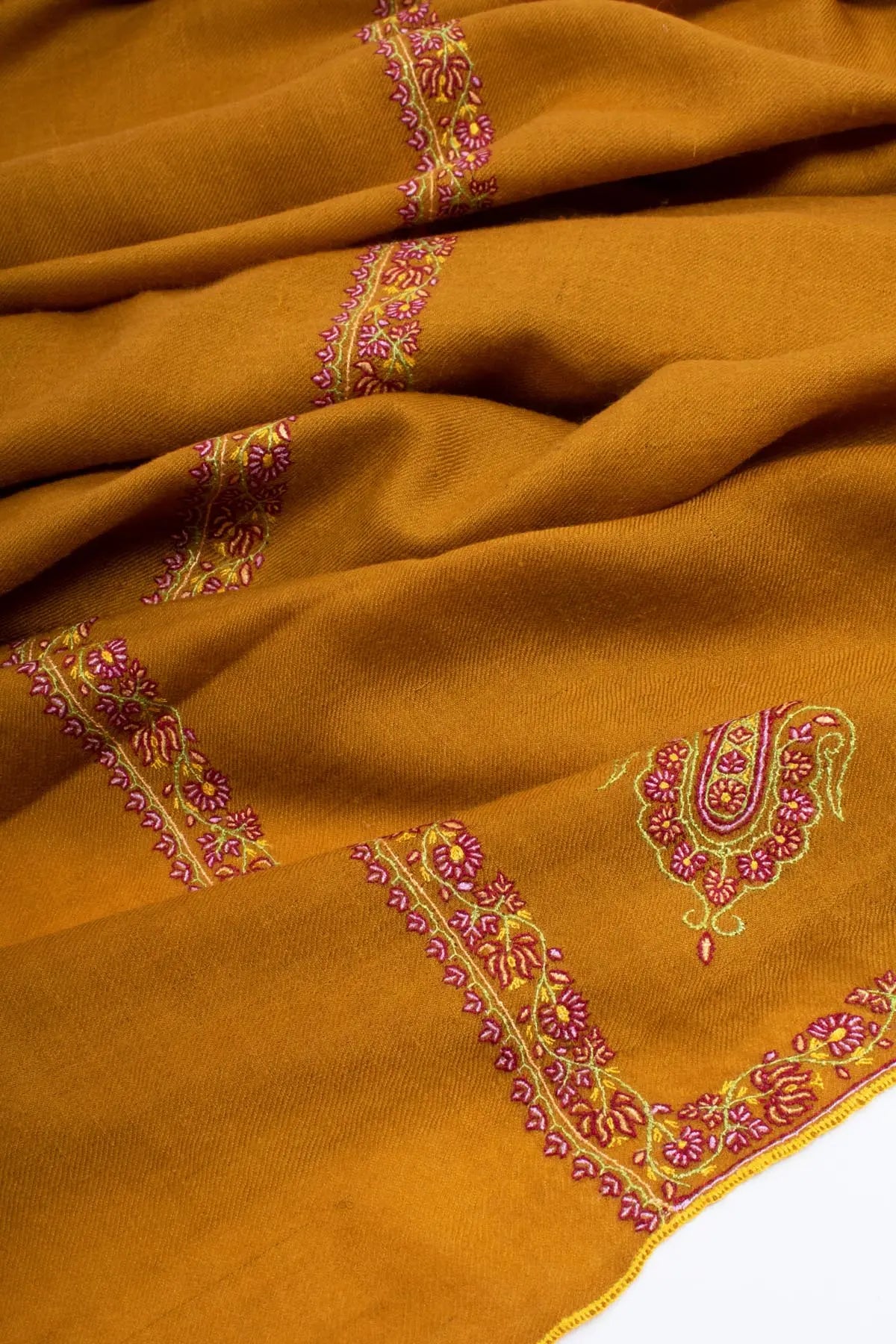 Mustard Pashmina Shawl - MARSEILLE Shahkaar