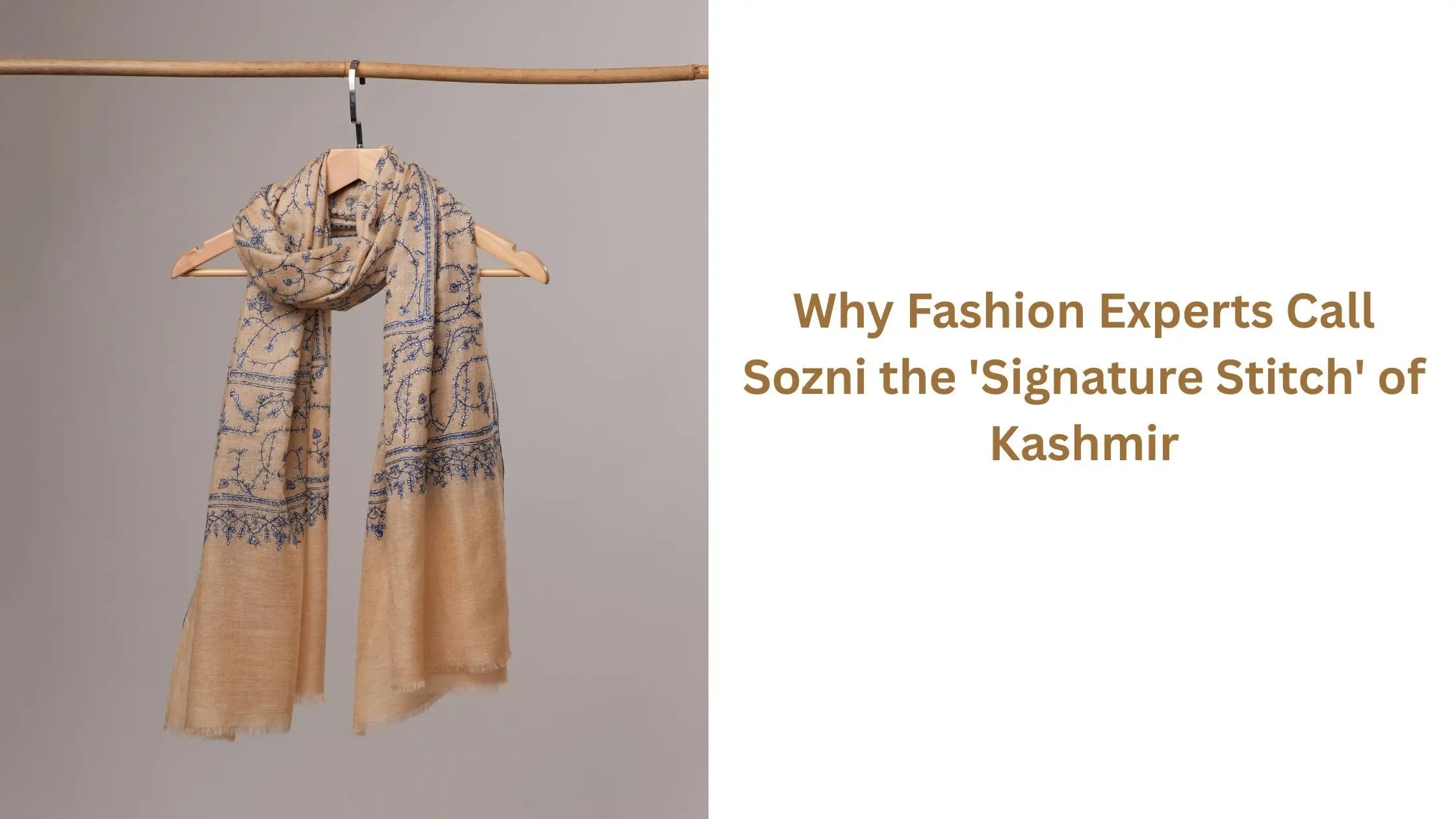 Why Fashion Experts Call Sozni the 'Signature Stitch' of Kashmir Shahkaar