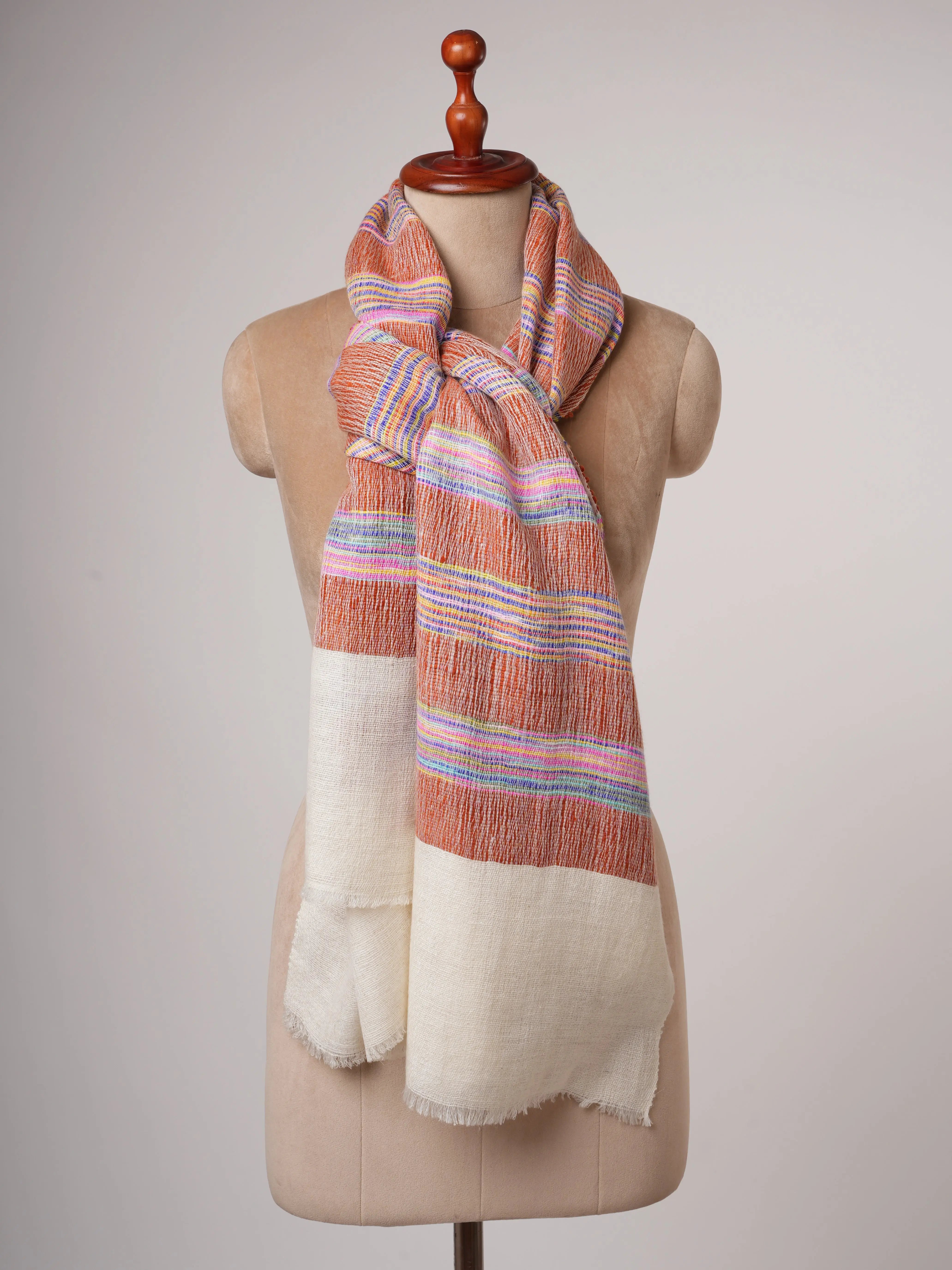 Baby Soft Thick Contemporary Cashmere Scarf – Warm & Luxurious Shahkaar
