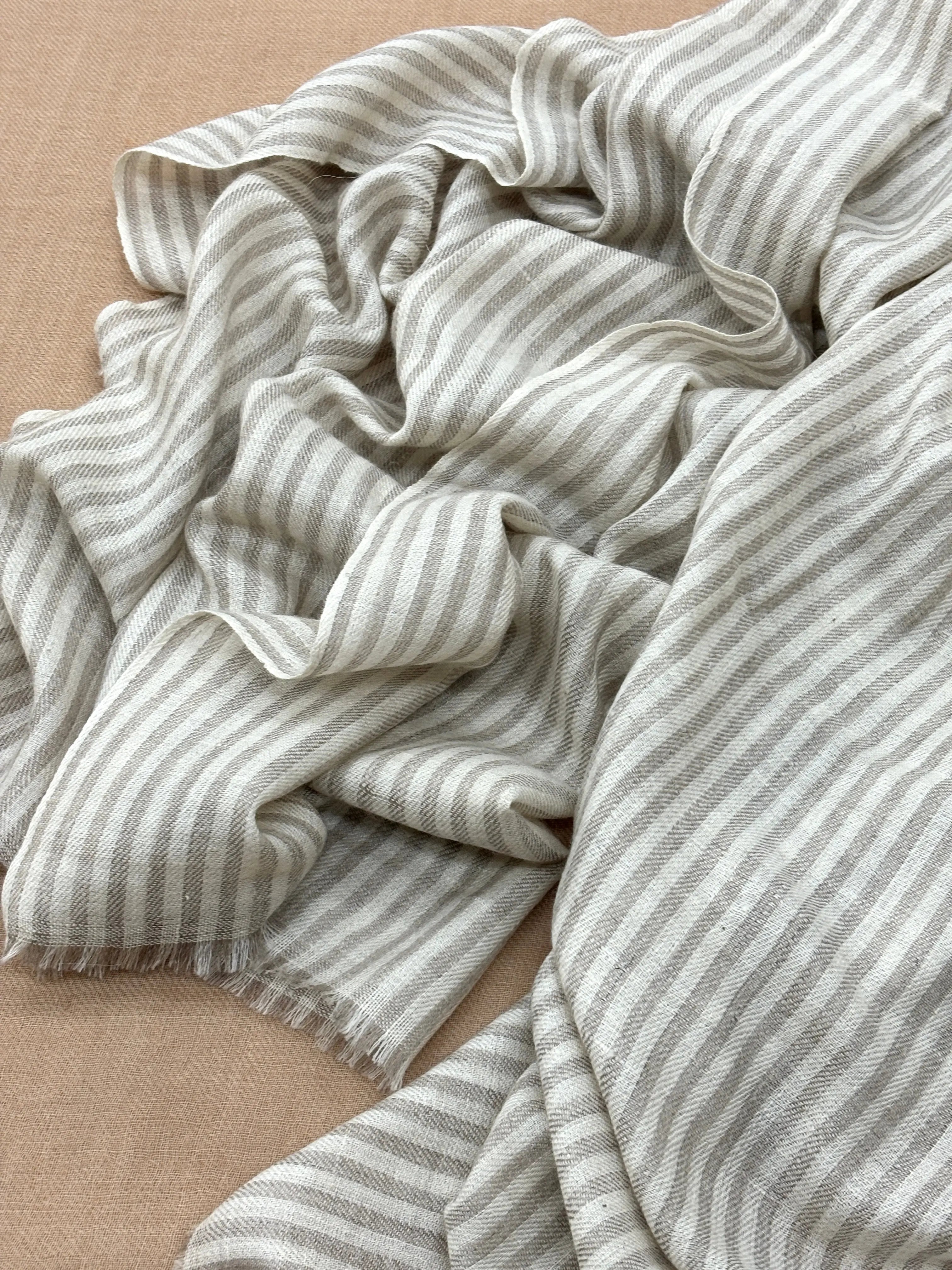 Beige Ivory Classic Cashmere Wrap Shahkaar