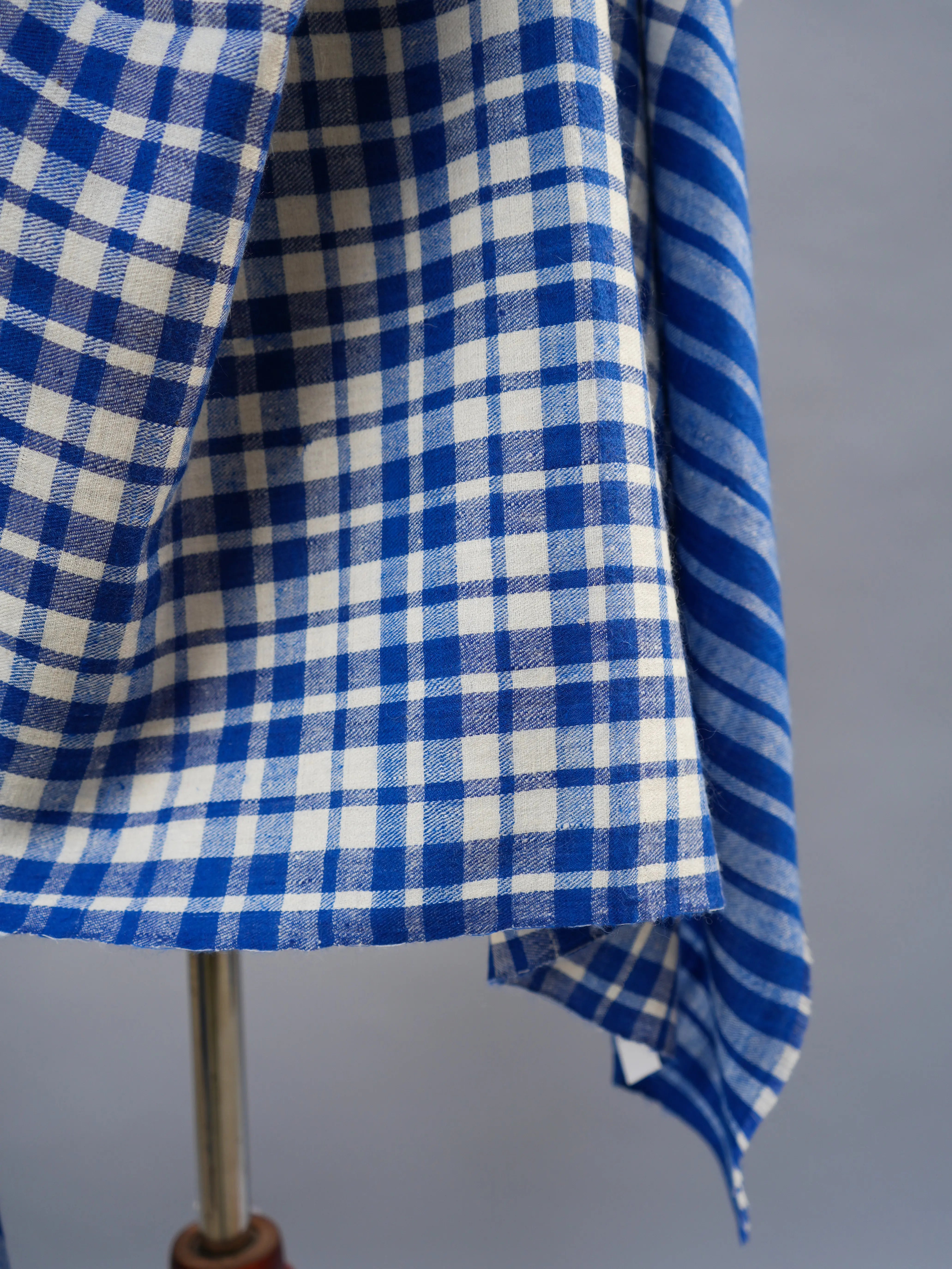 Decent Blue Handwoven Pashmina Shawl Shahkaar