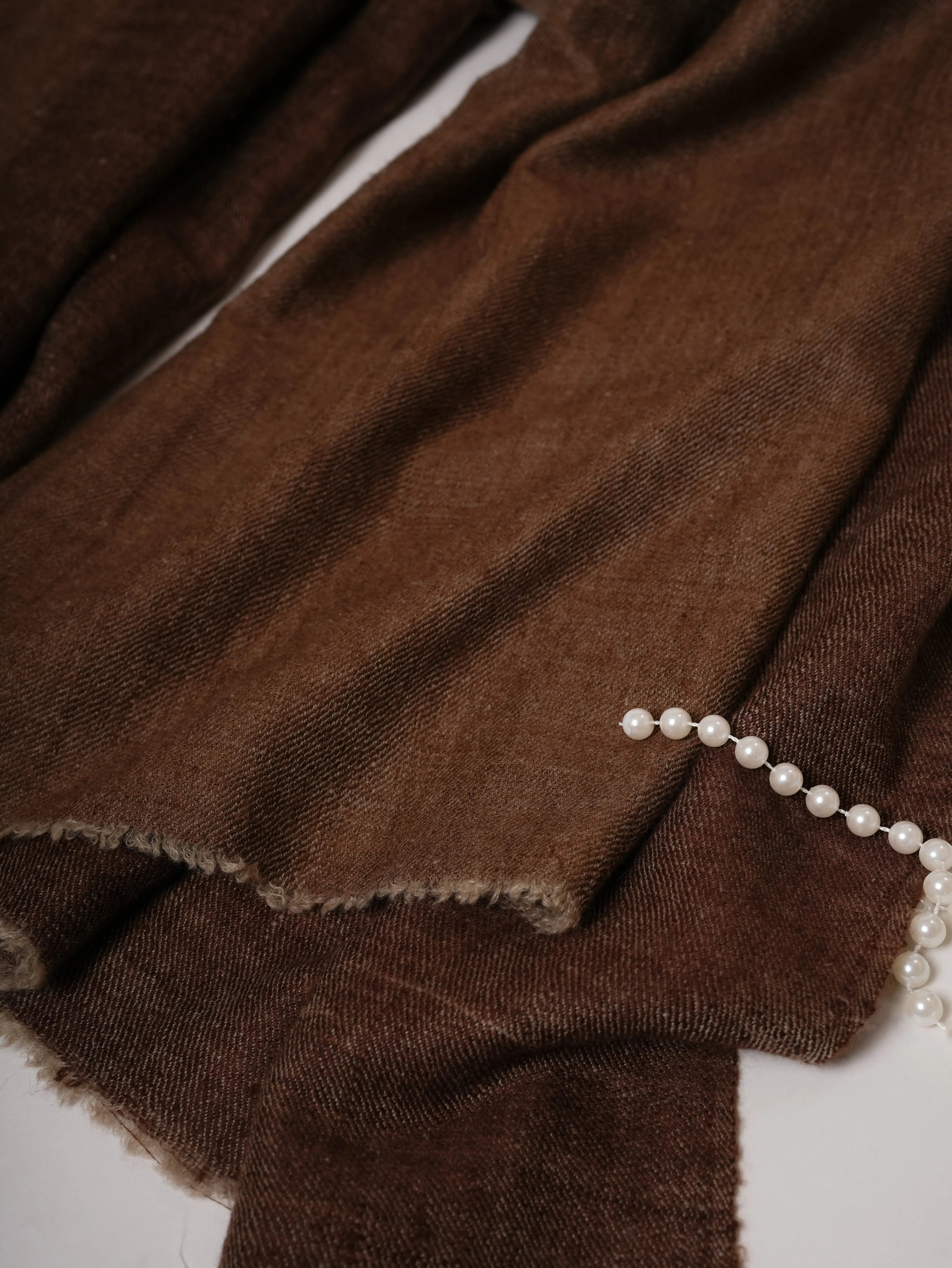 Dual Tone Handspun Soft Handwoven Pashmina Shawl Shahkaar