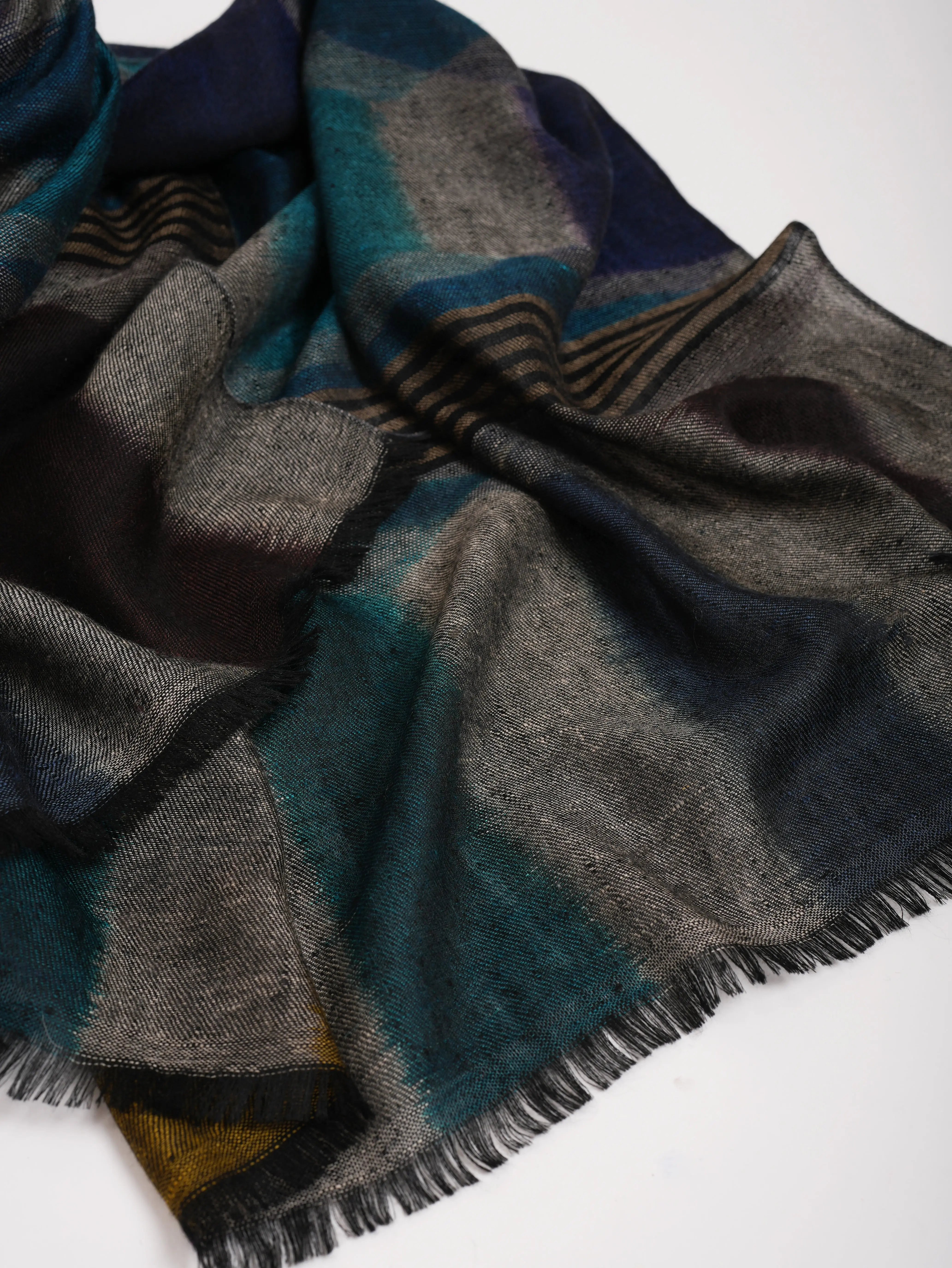 Feather Light Soft Night Glam Pashmina Shawl Shahkaar
