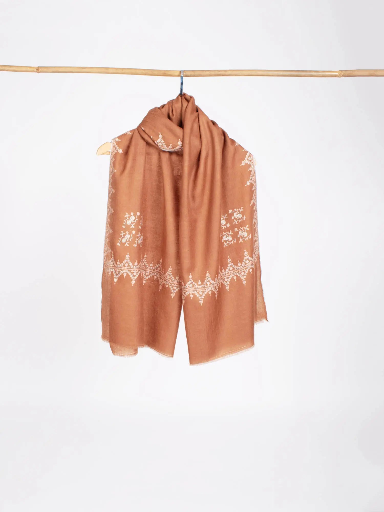 Hand Embroidered Festival Cashmere Wrap - VINCENNES Shahkaar