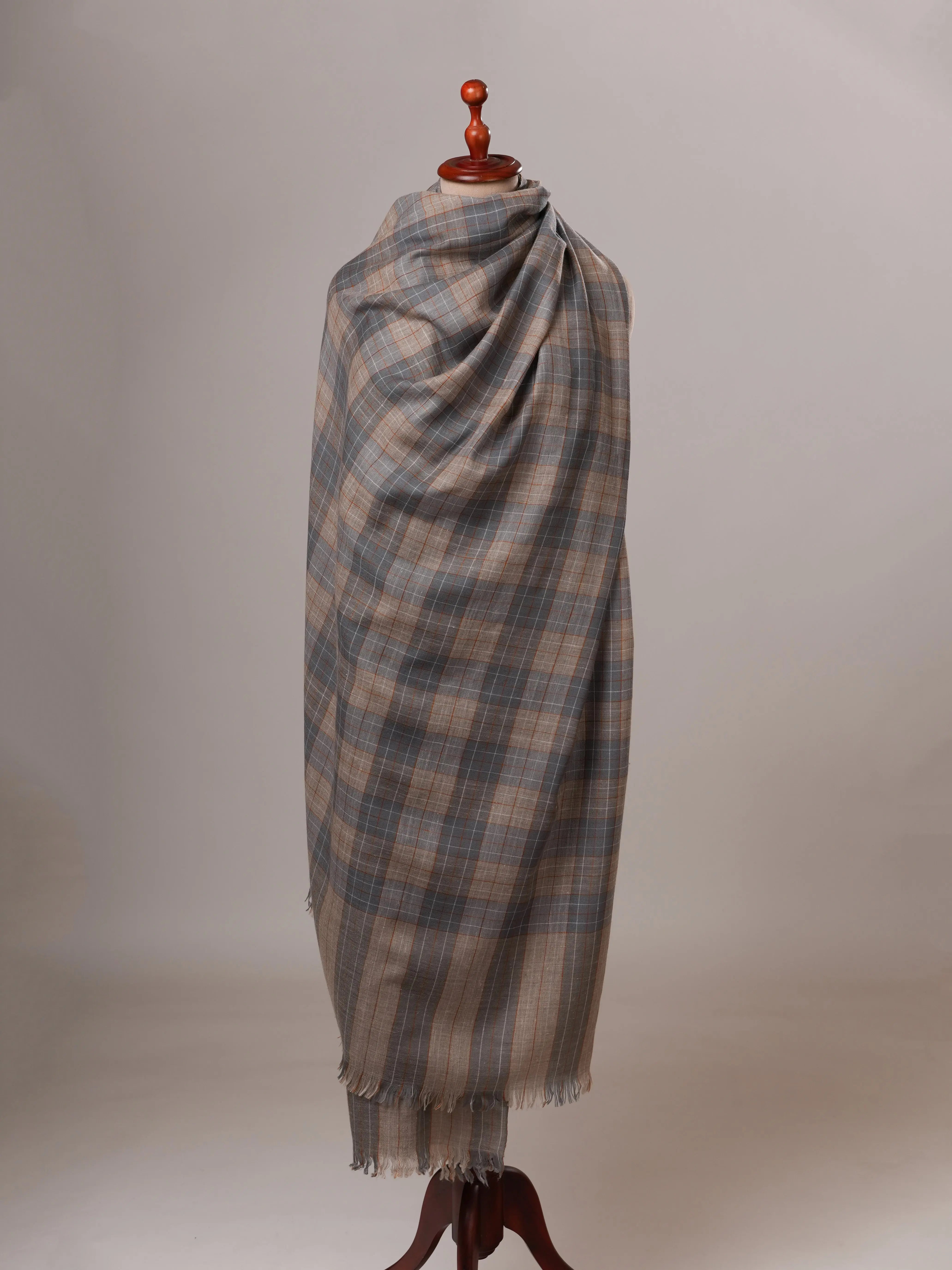 Oversized Handloomed Baby Soft Kashmiri Pashmina Shawl Shahkaar