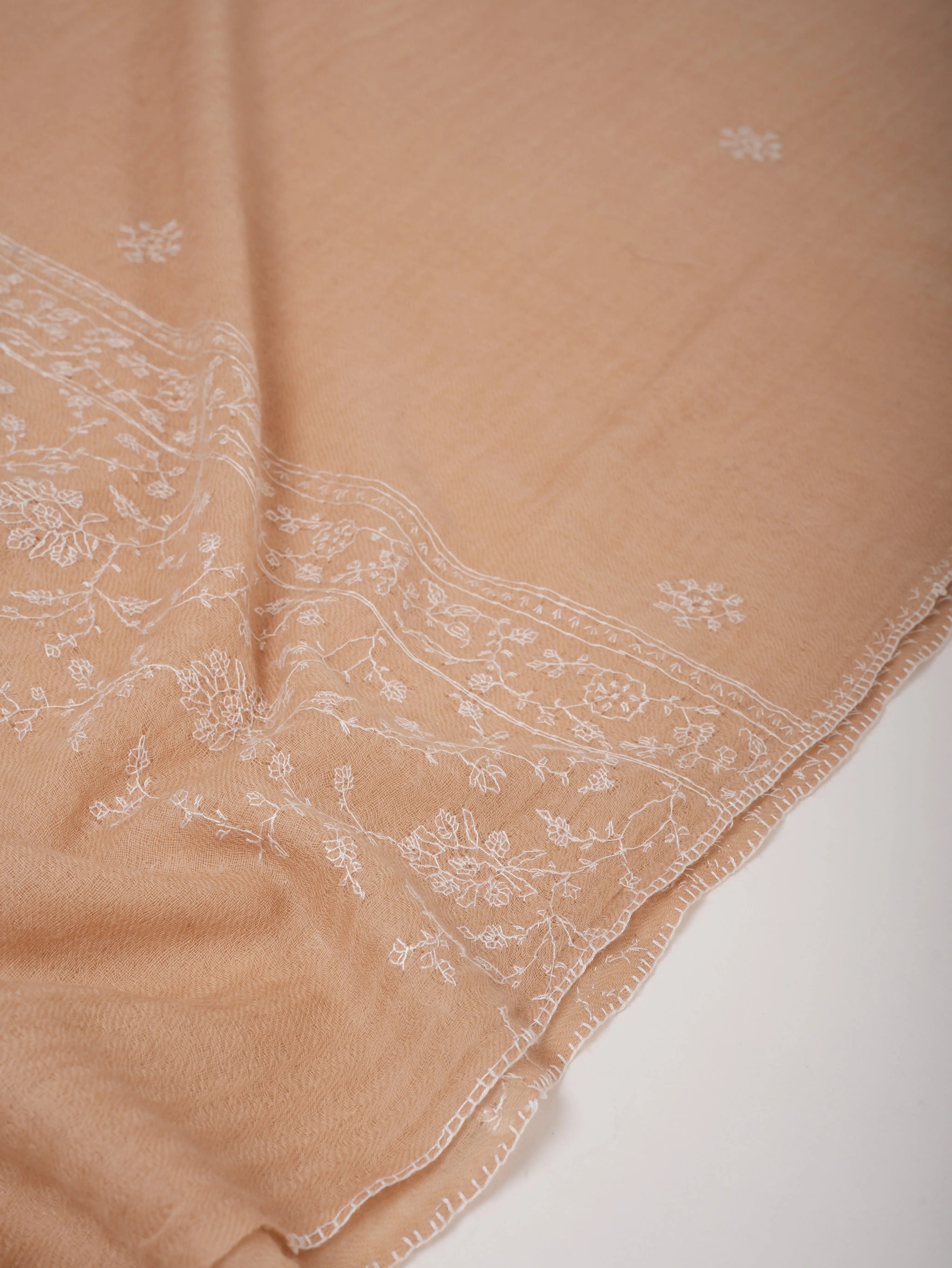 Palla Hand Embroidered Boiled Wool Shawl Shahkaar