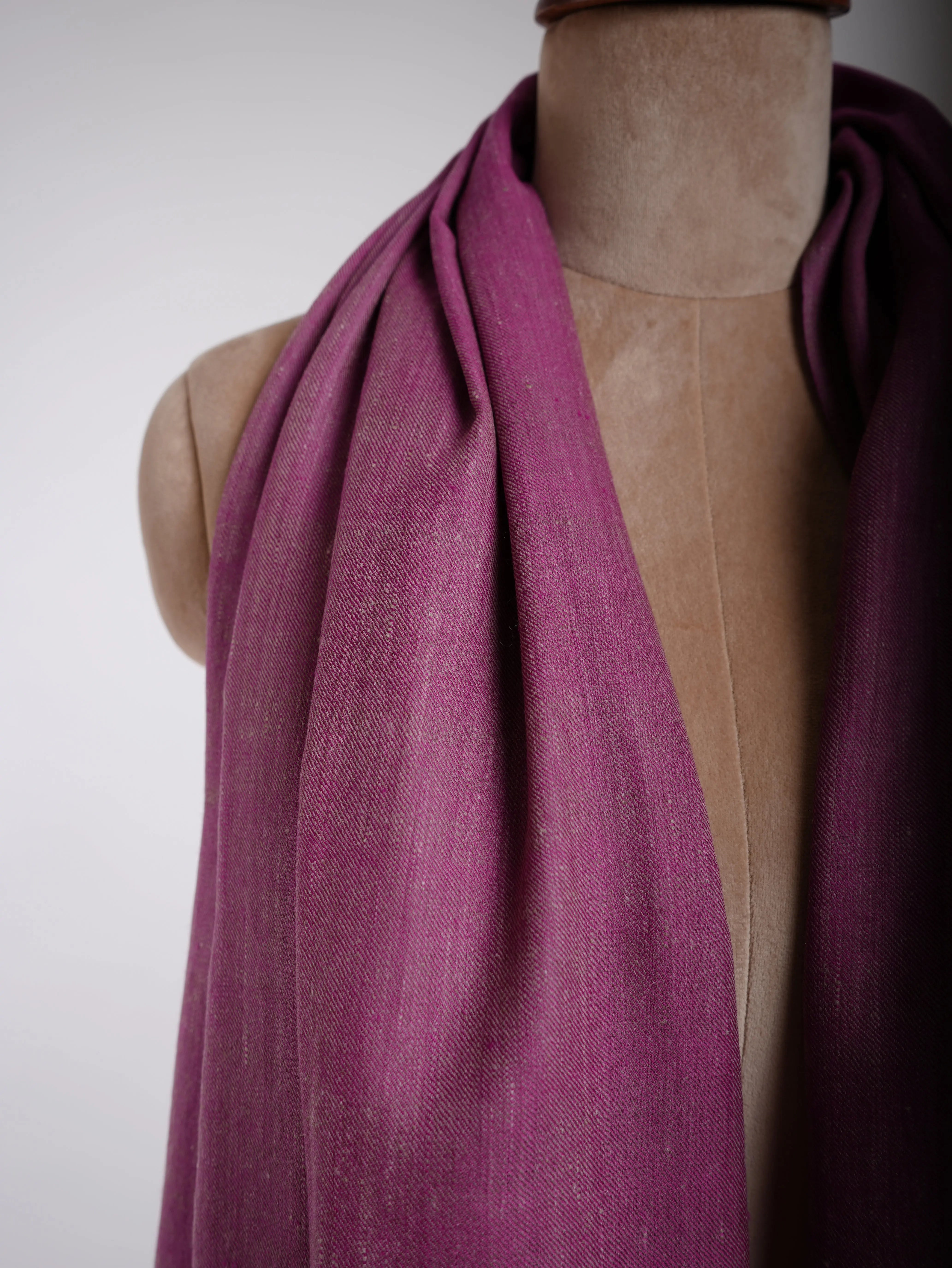 Purple Kani Weave Palla Cashmere Shawl Shahkaar