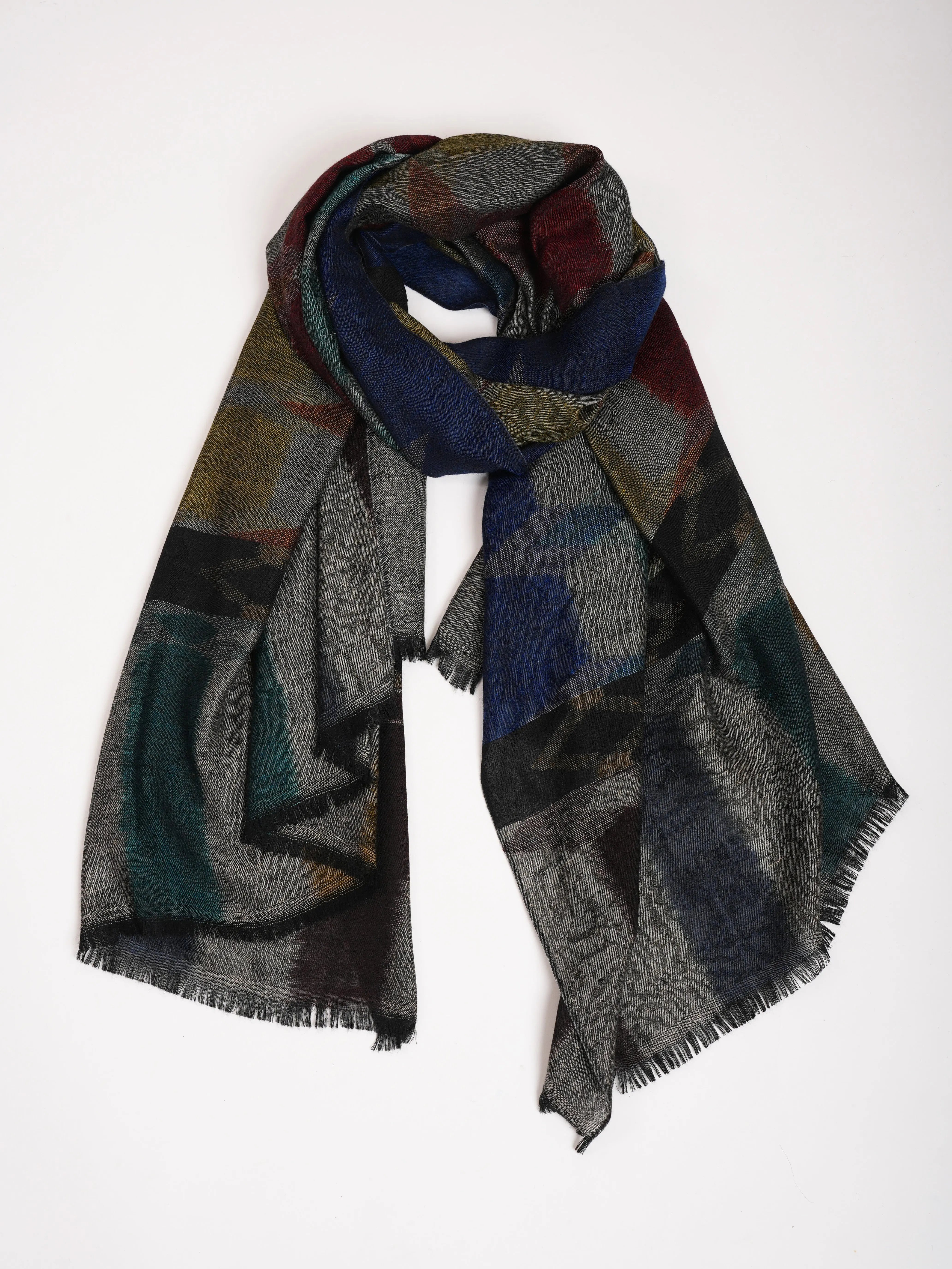 Space Dye Handwoven Stylish Pashmina Shawl Shahkaar