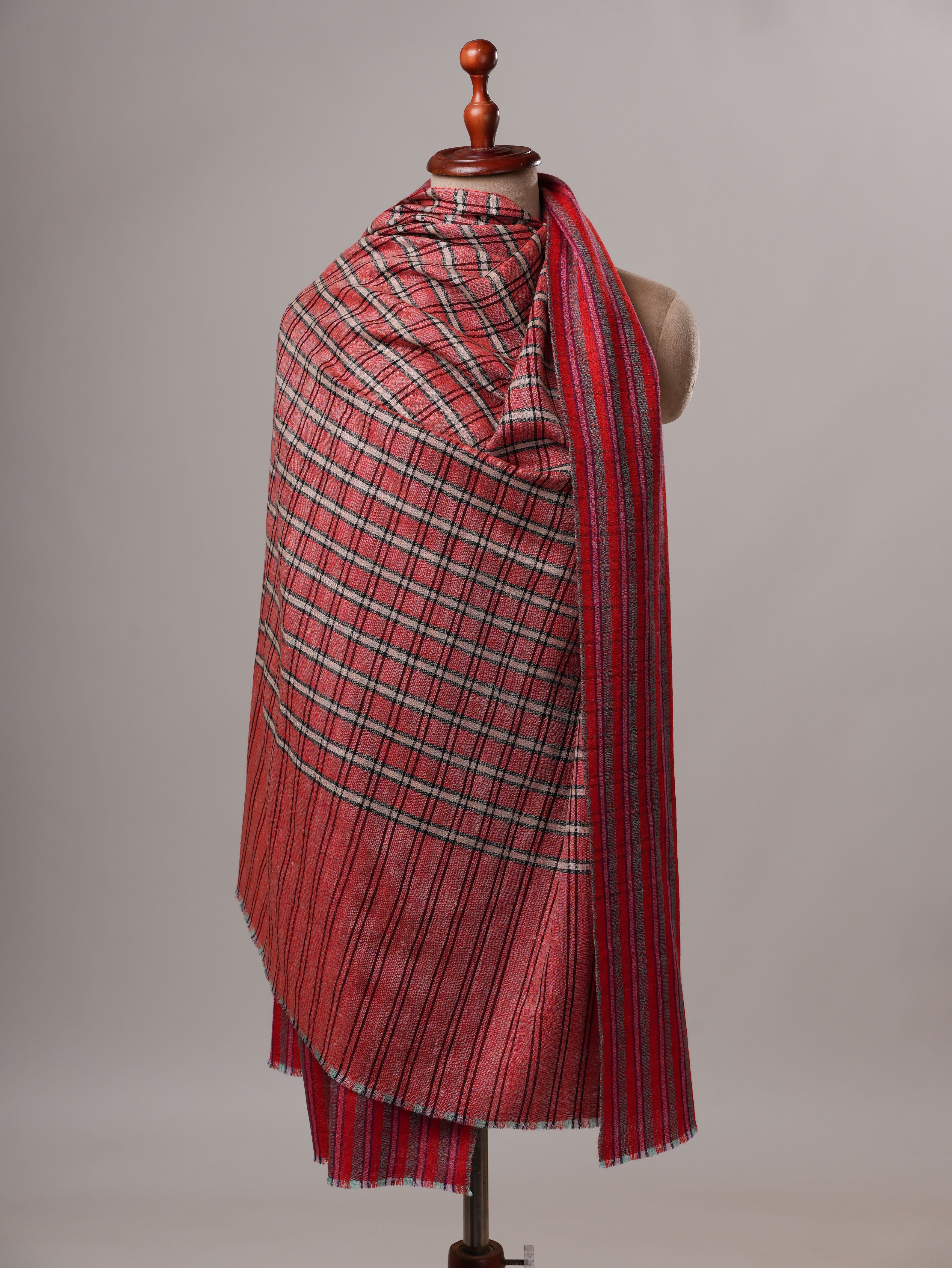 Two Leaves Dual Shade Pashmina Shawl - CLIFTON Shahkaar