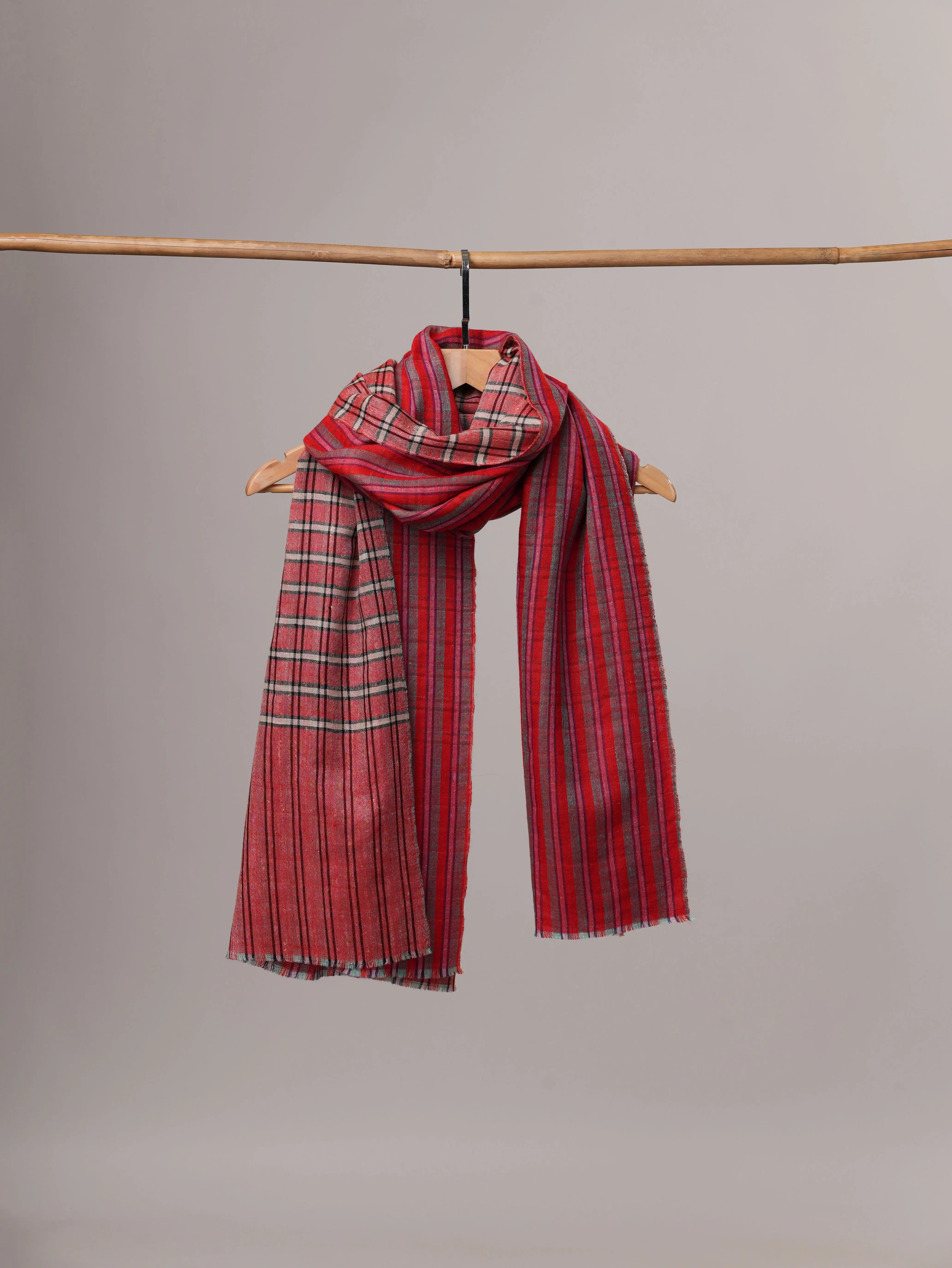 Two Leaves Dual Shade Pashmina Shawl - CLIFTON Shahkaar