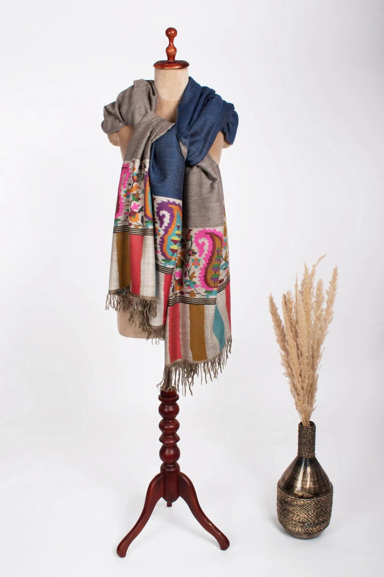 XL Kani Dual Shade Pashmina - KAPAA Shahkaar