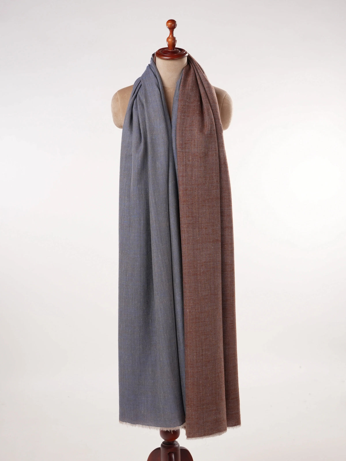 Dual Tone Oversized Handwoven Original Pashmina Shawl