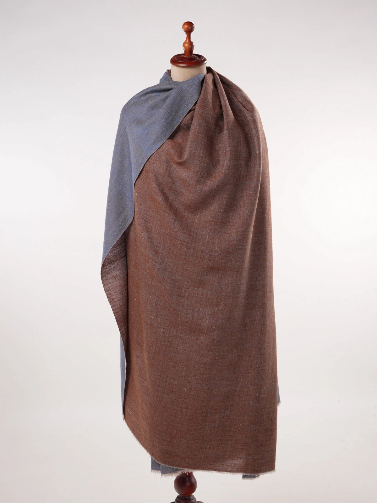 Dual Tone Oversized Handwoven Original Pashmina Shawl