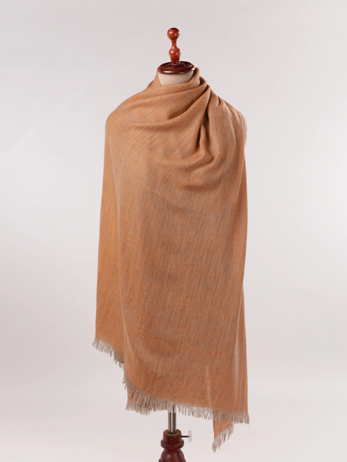 Handspun Handwoven Cross Shade Classic Pashmina Shawl