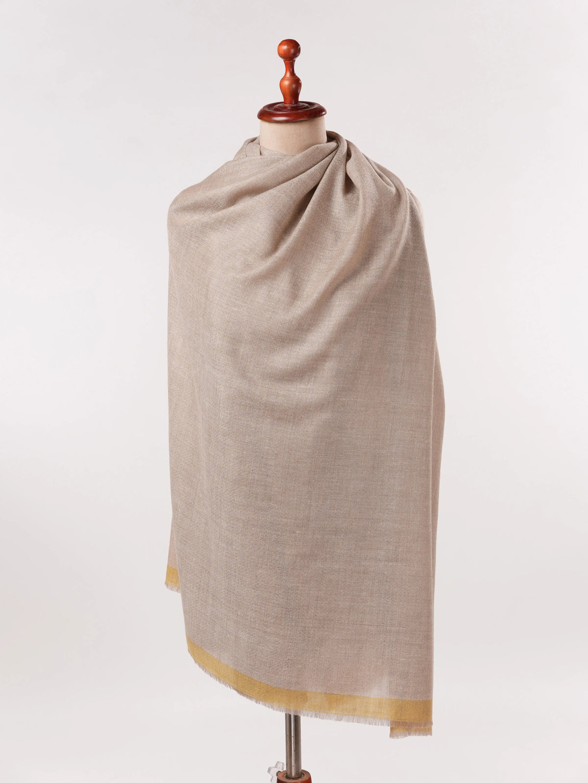 Diamond Weave Textured Pure Pashmina Handwoven Shawl