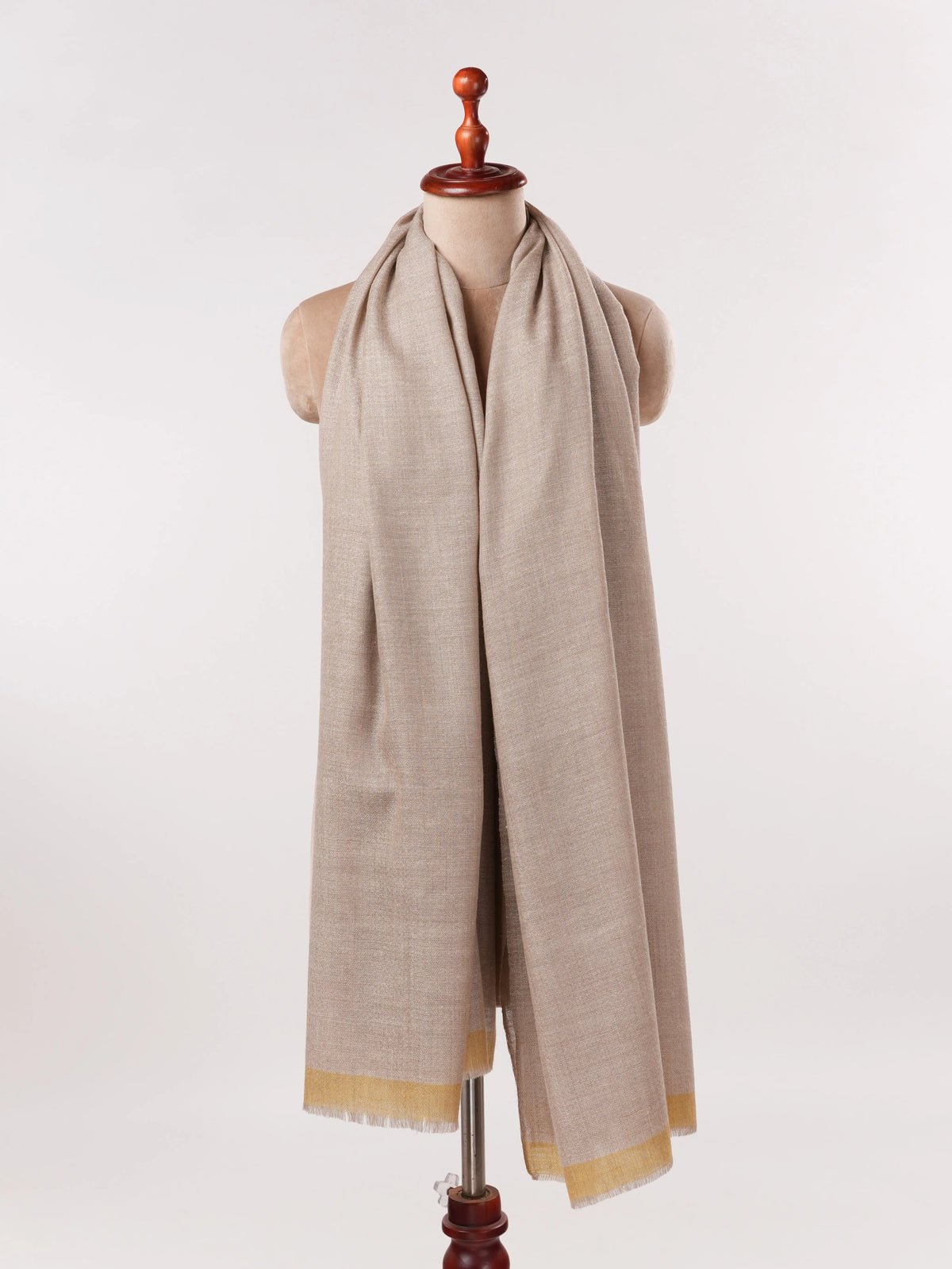 Diamond Weave Textured Pure Pashmina Handwoven Shawl