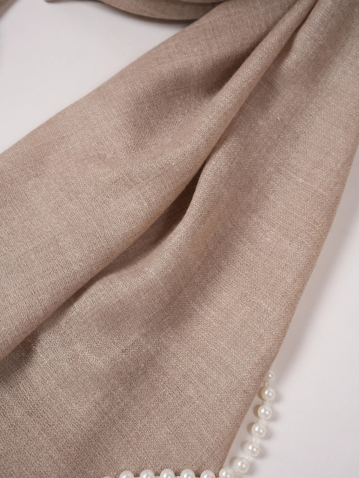 Diamond Weave Textured Pure Pashmina Handwoven Shawl