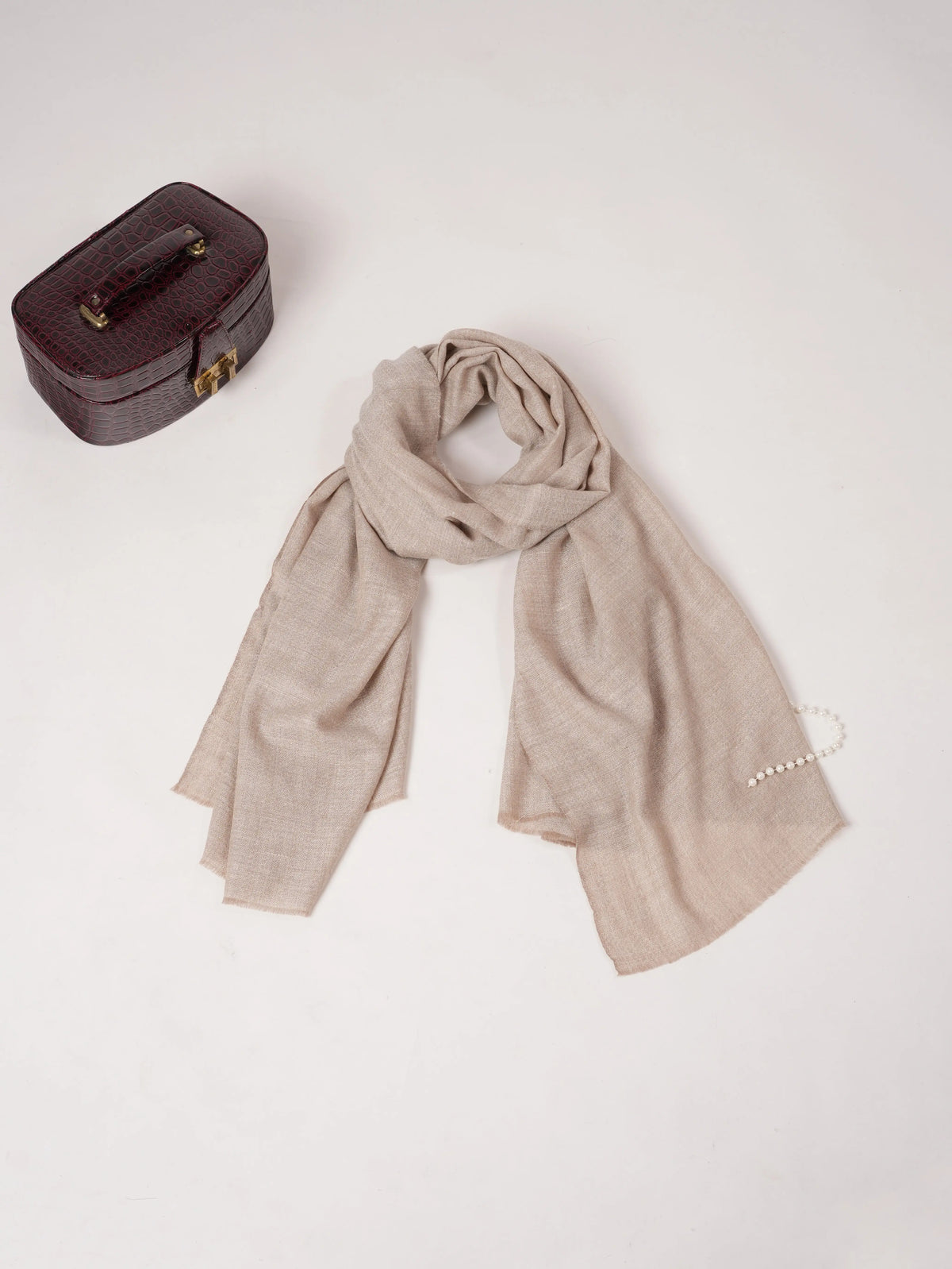 Diamond Weave Textured Original Pashmina Shawl