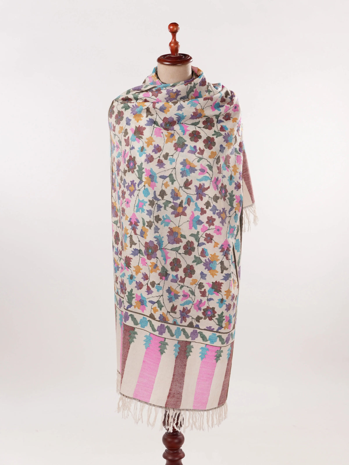 Kani Handwoven Soft Cashmere Scarf Shahkaar.com