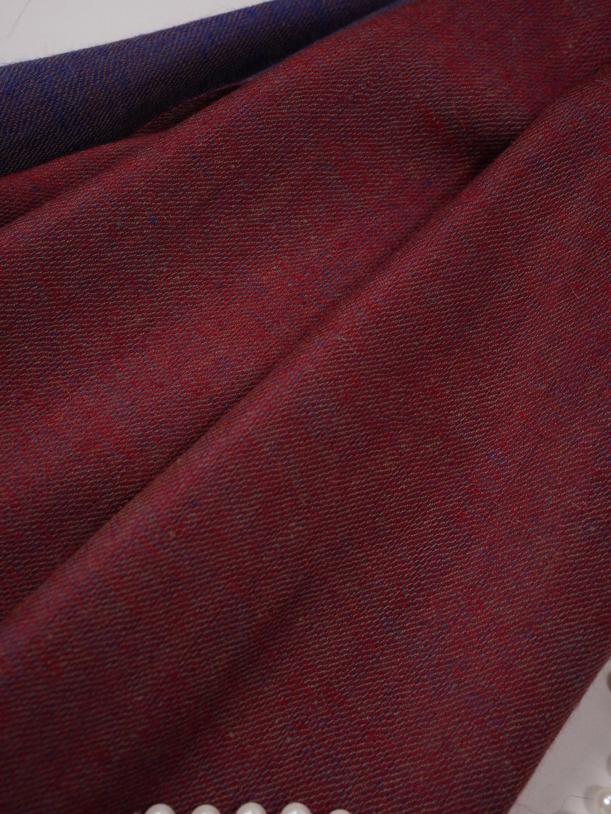Handwoven Genuine Pashmina Shawl in a Dual Shade Design