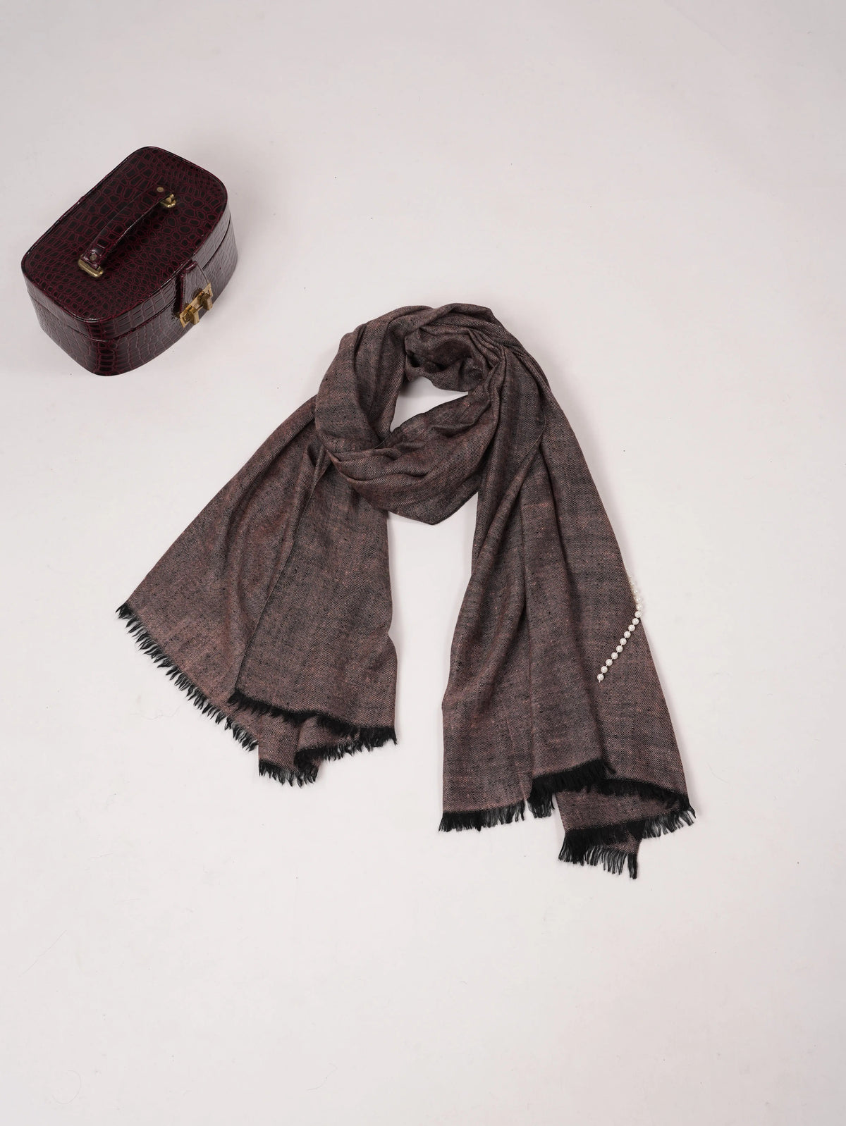 Handwoven Cross Shade Genuine Pashmina Shawl