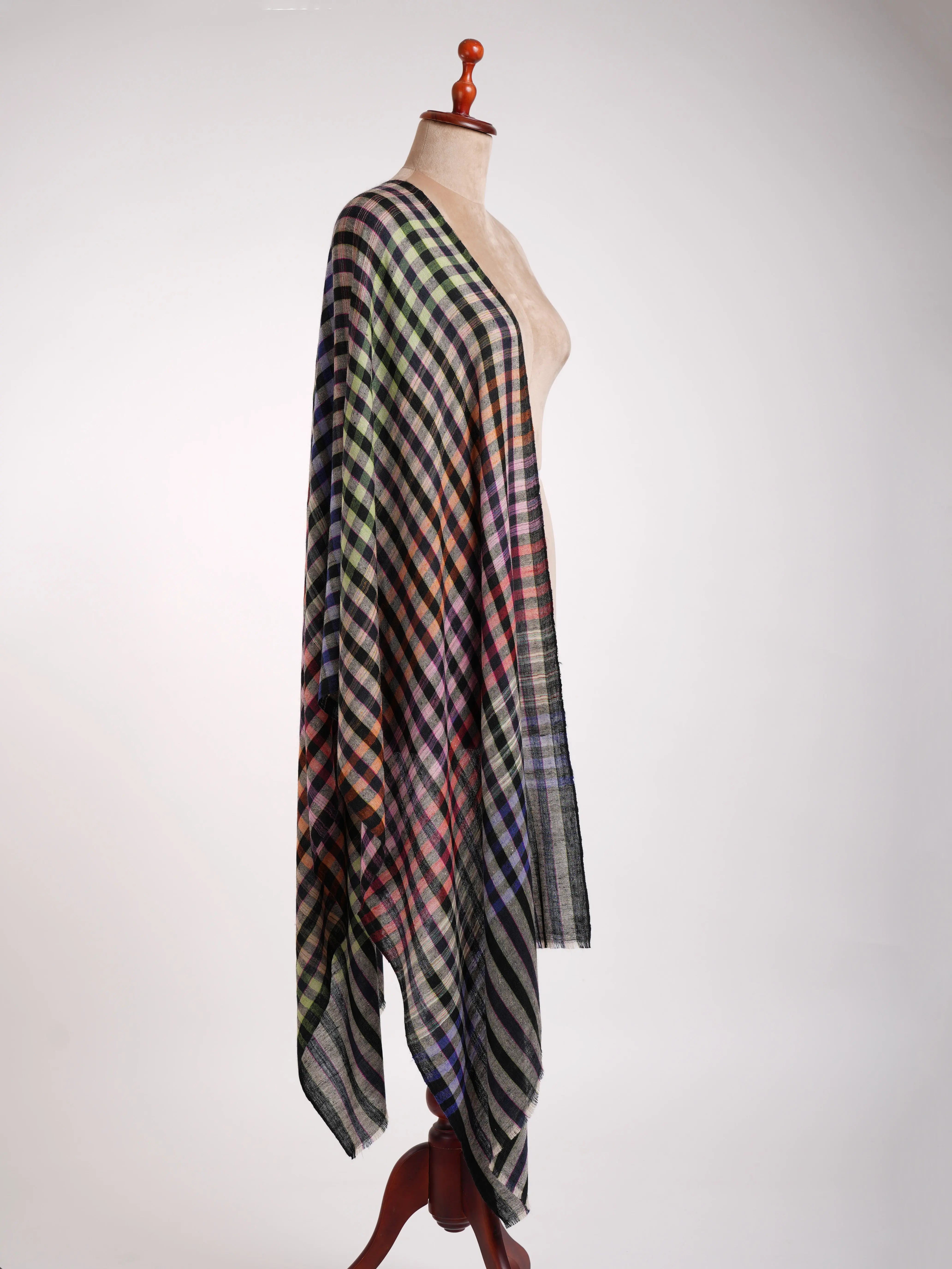 Baby Soft Contemporary Handwoven Cashmere Scarf Shahkaar