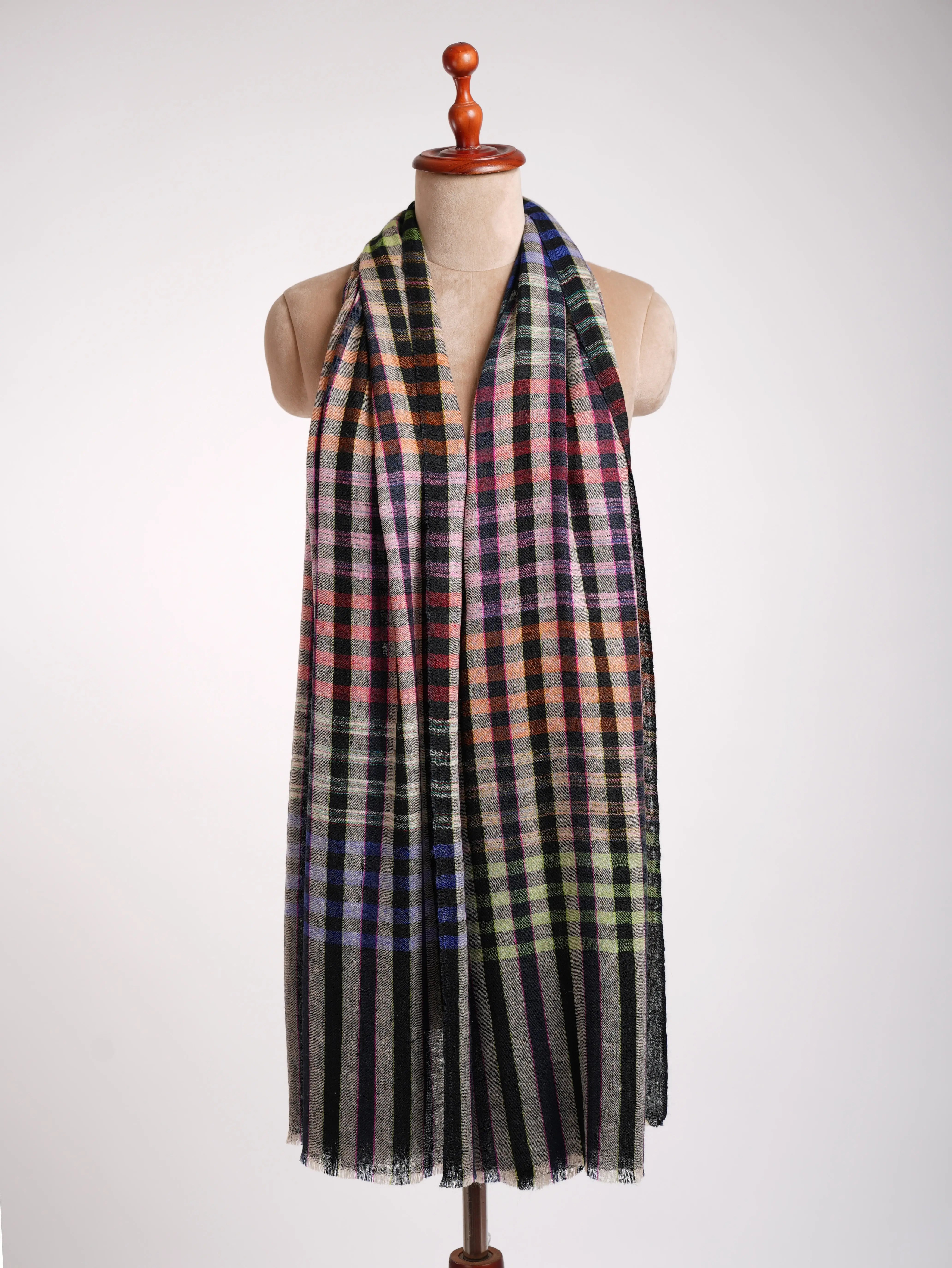Baby Soft Contemporary Handwoven Cashmere Scarf Shahkaar