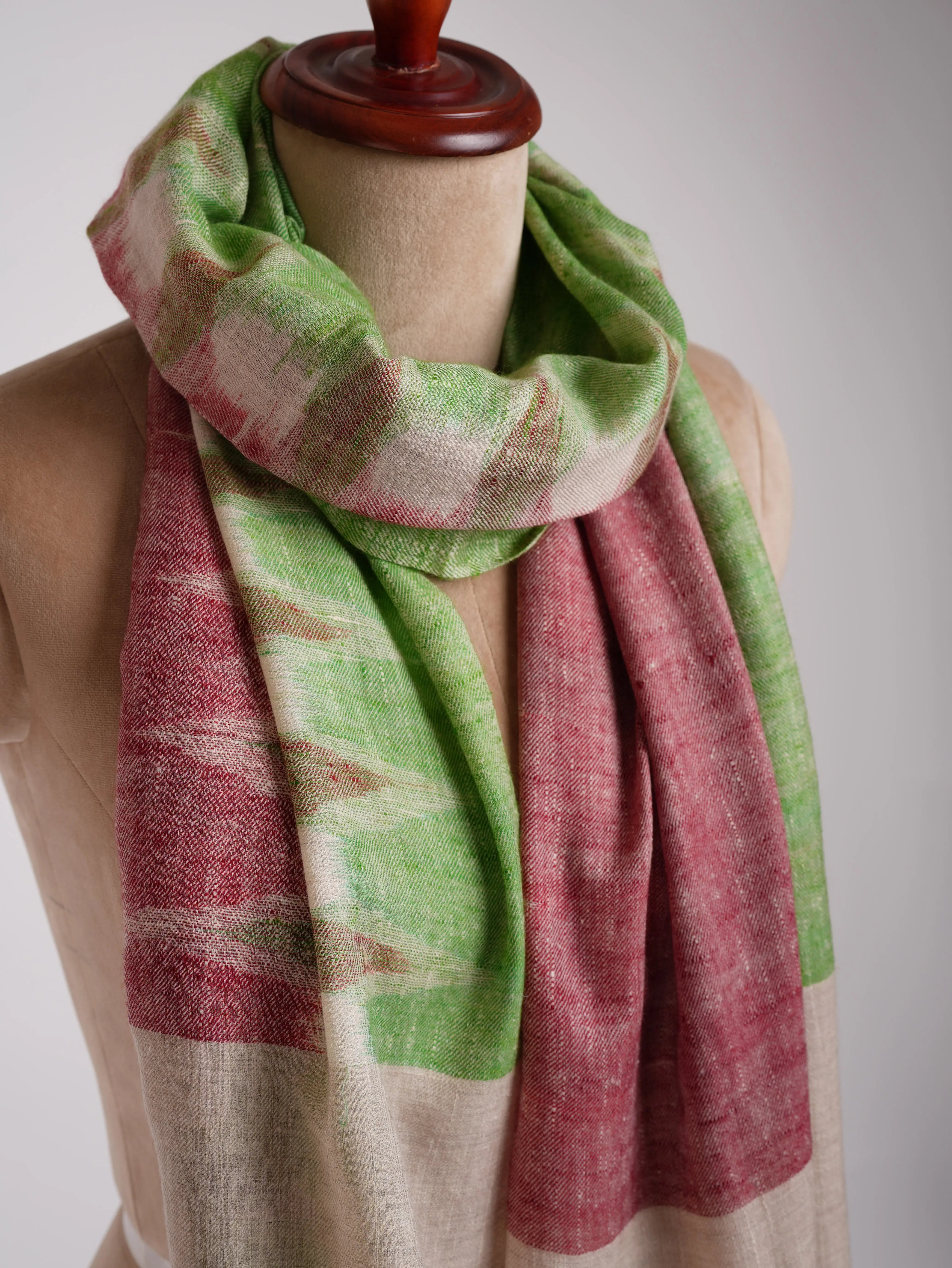 Handwoven Baby Soft Featherlight Contemporary Cashmere Scarf Shahkaar