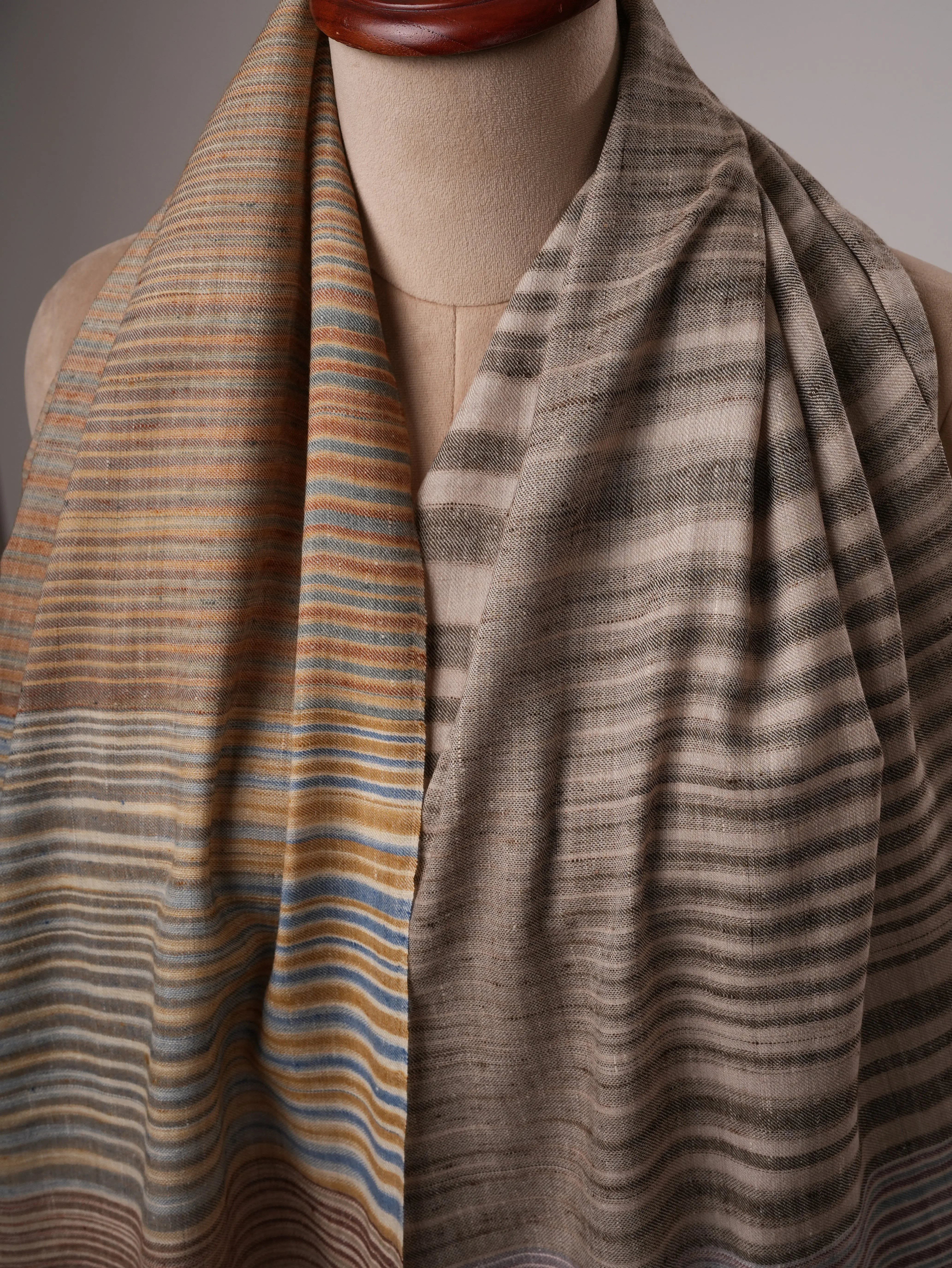 Featherlight Khatrass Handloom Pashmina Shawl Shahkaar