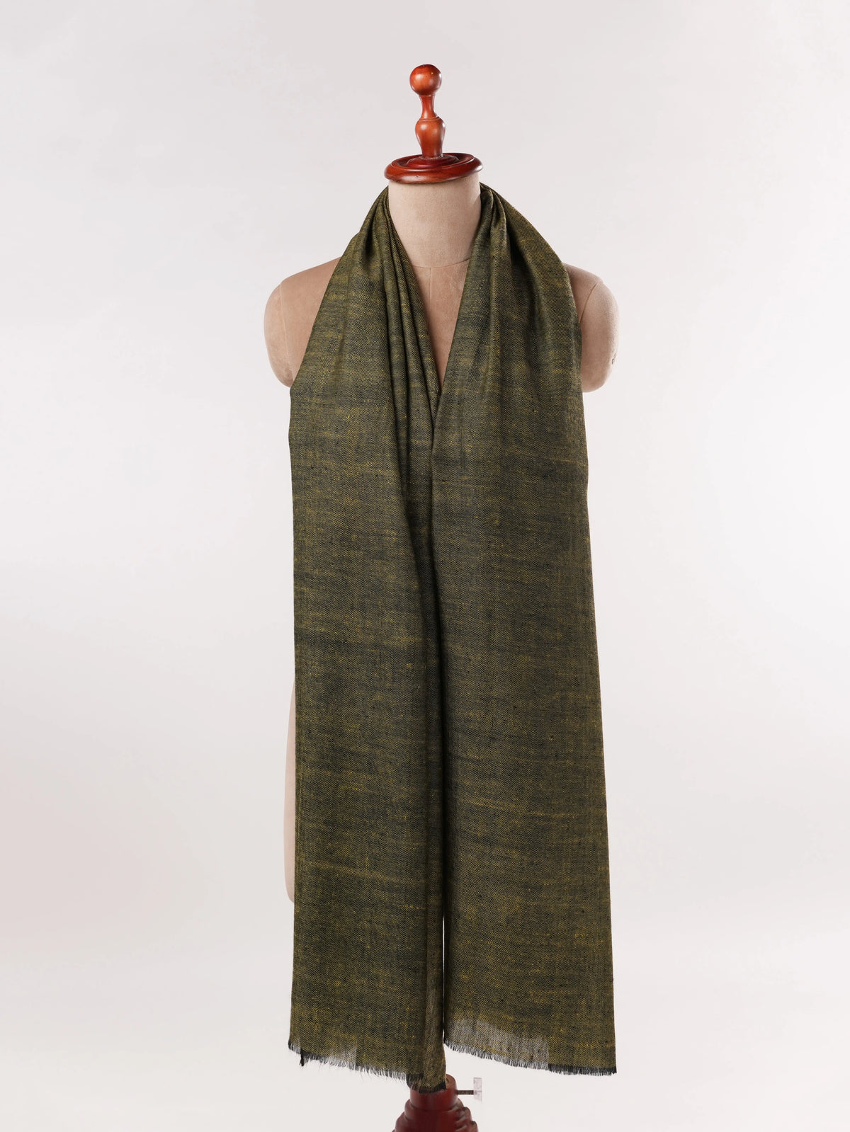 Handwoven Cross Shade Pure Cashmere Scarf