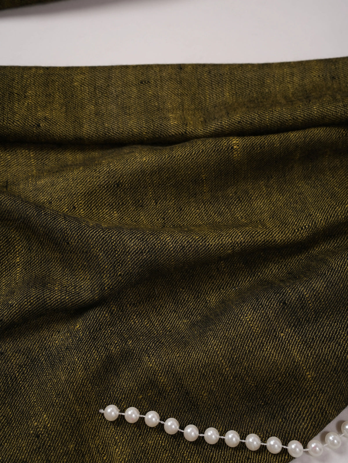 Handwoven Cross Shade Pure Cashmere Scarf