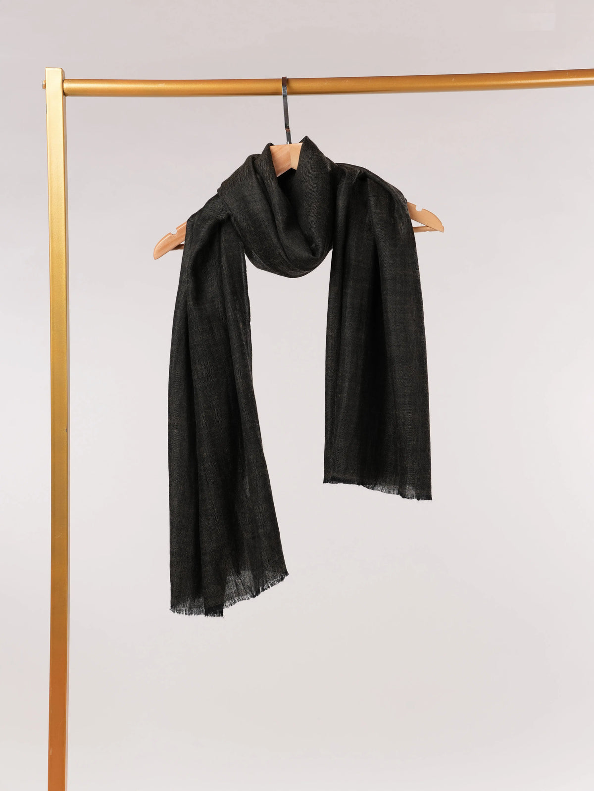 Textured Cross Shade Baby Soft Handwoven Cashmere Scarf