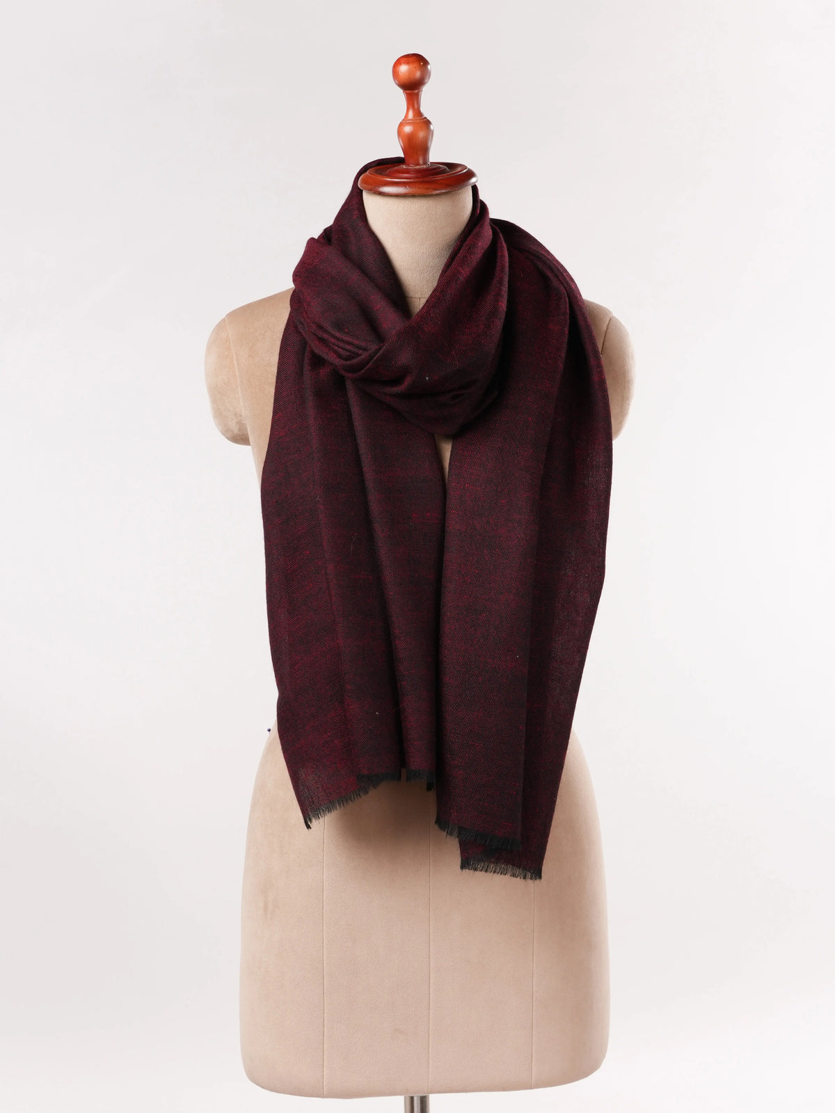 Handwoven Cross Shade Lightweight Cashmere Scarf