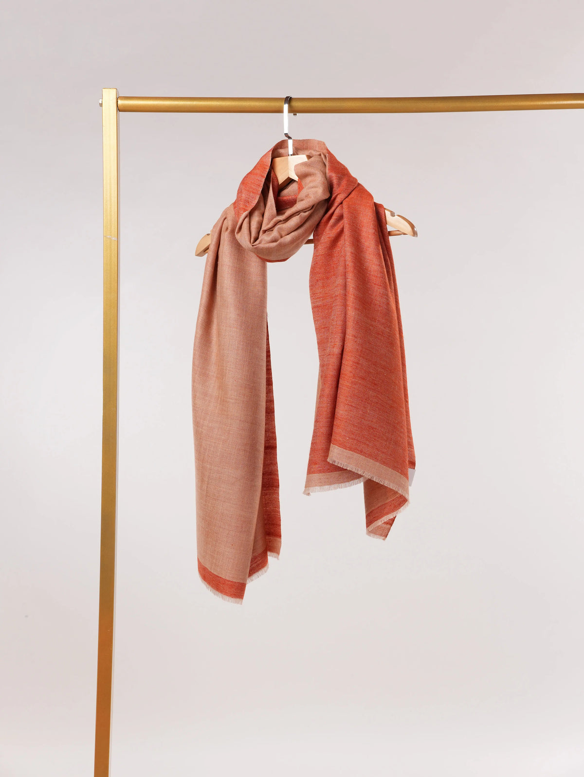 Handwoven Dual Shade Pure Pashmina Shawl