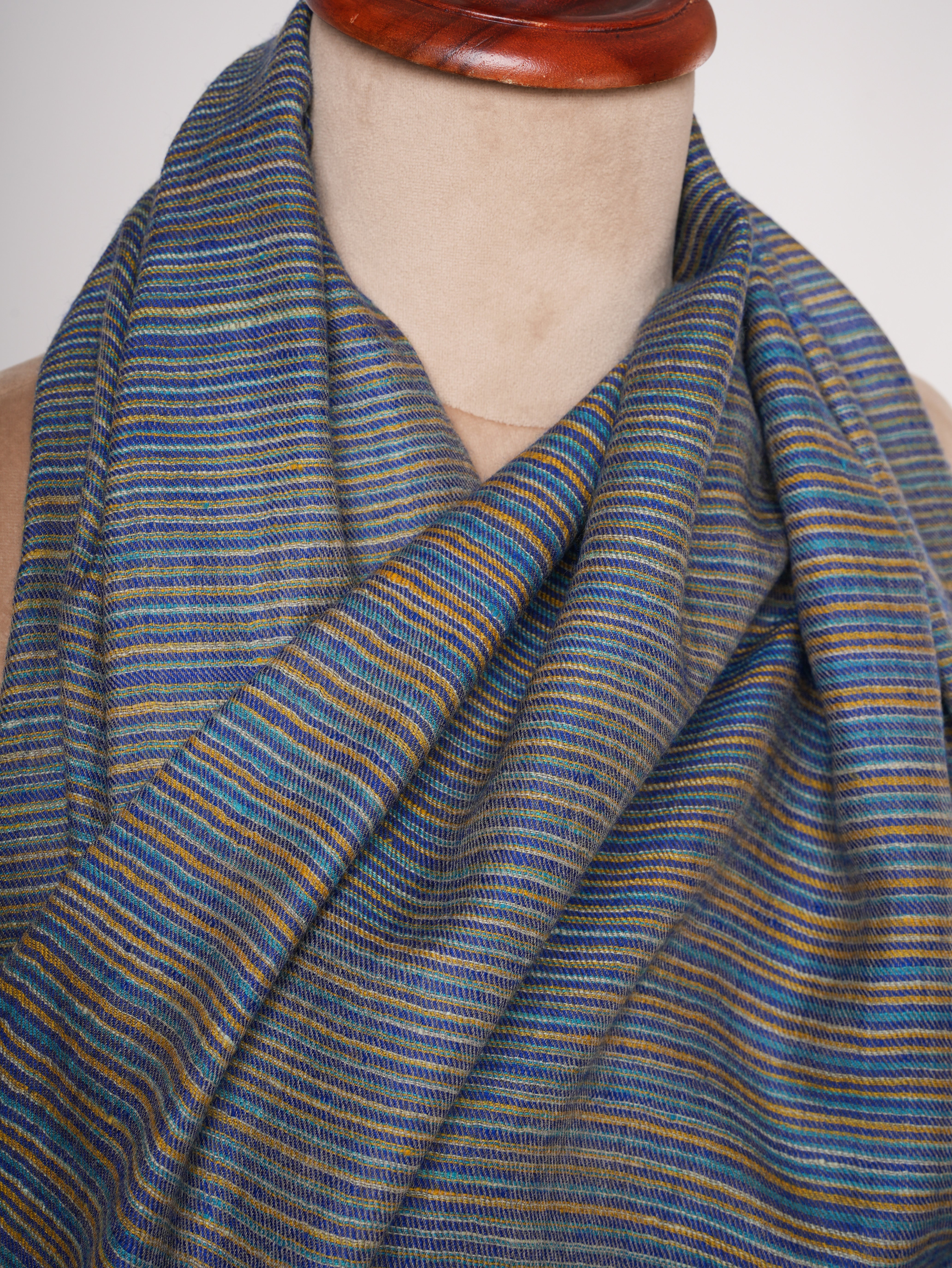 Handwoven Kashmiri Kani Pashmina Shawl with Traditional Motifs