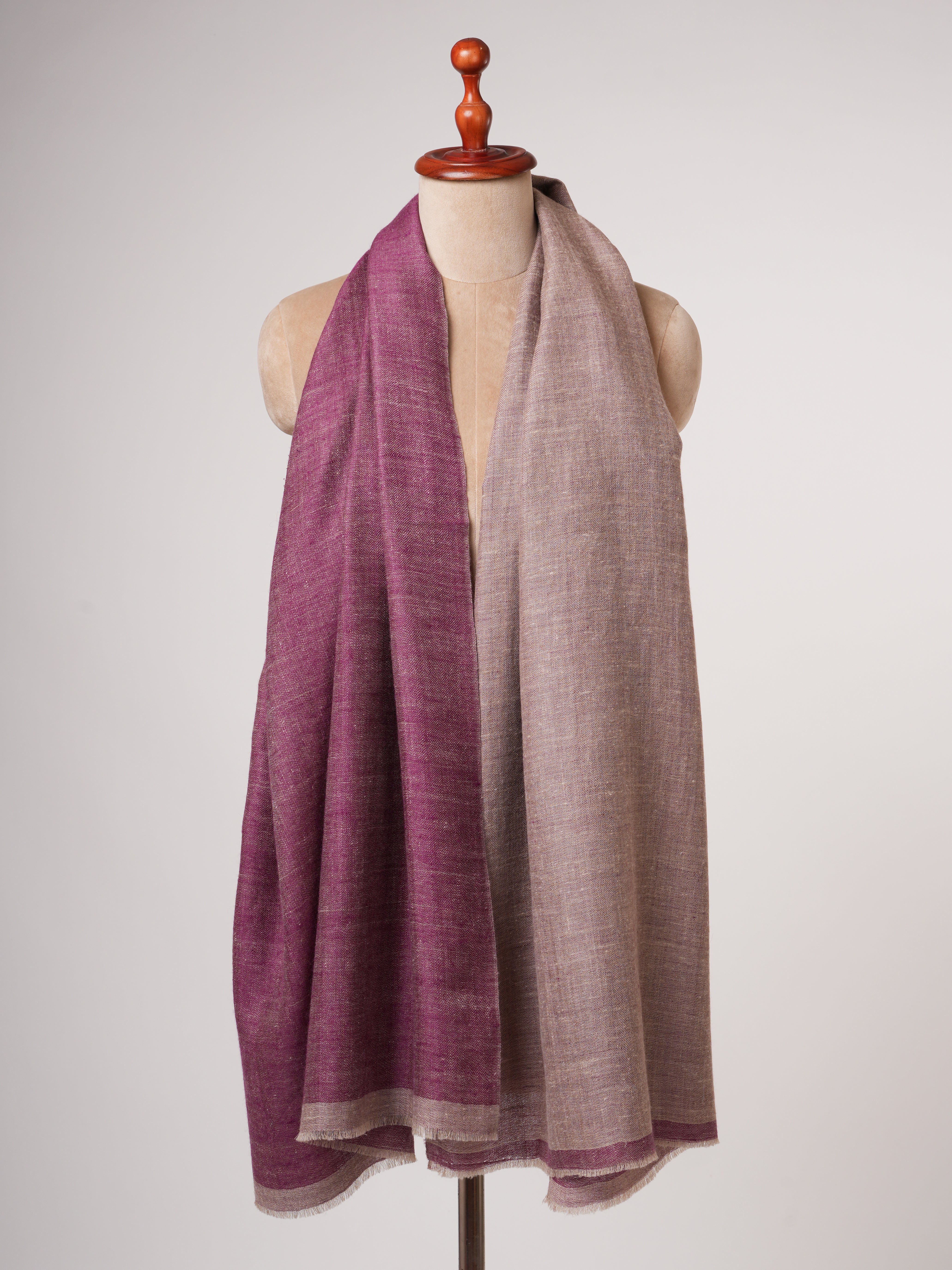 Baby Soft Cashmere Stole in Shade Color – Lightweight & Luxurious