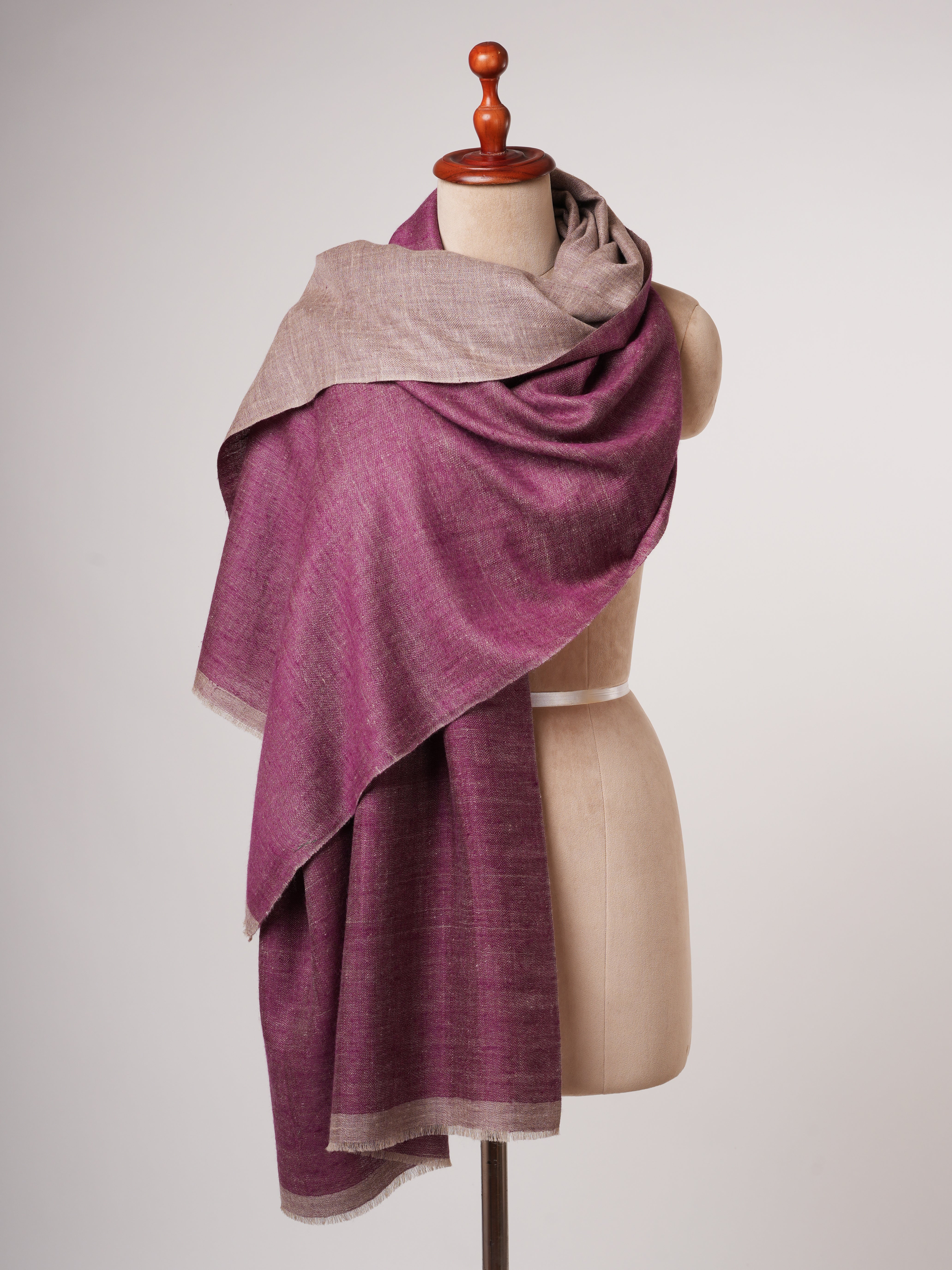 Baby Soft Cashmere Stole in Shade Color – Lightweight & Luxurious