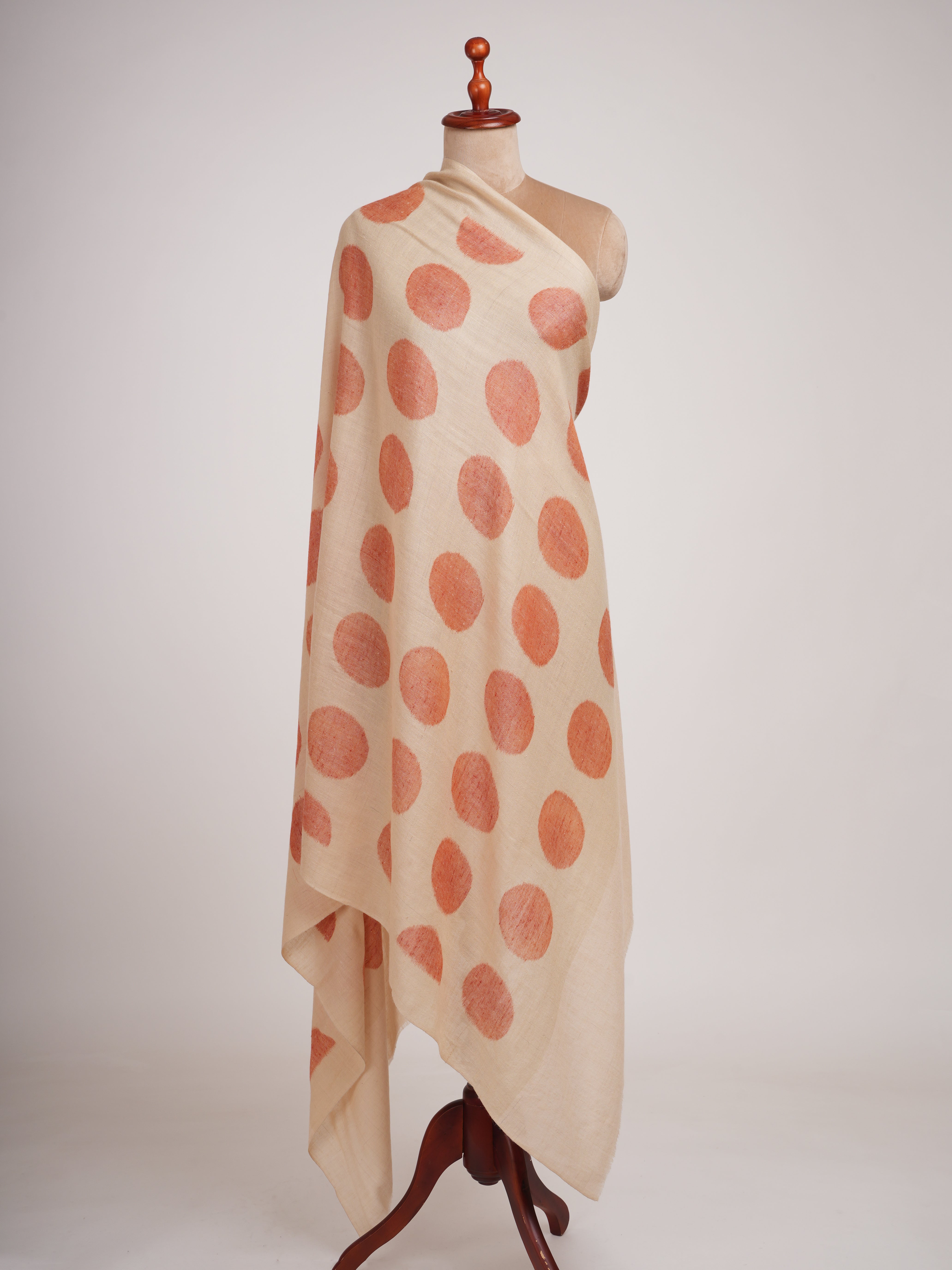Polka Dots Space Dye Pashmina Wrap