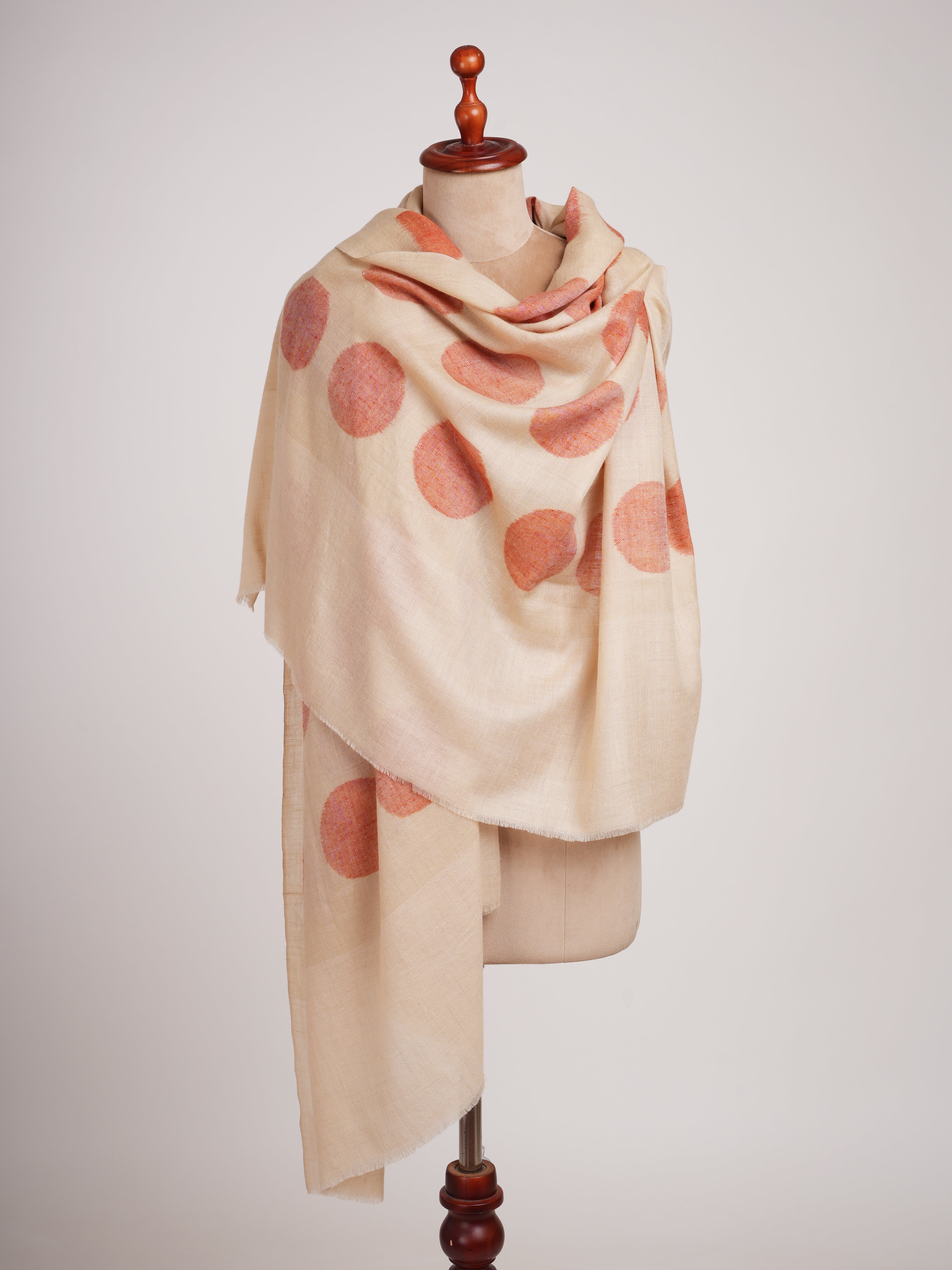 Polka Dots Space Dye Pashmina Wrap